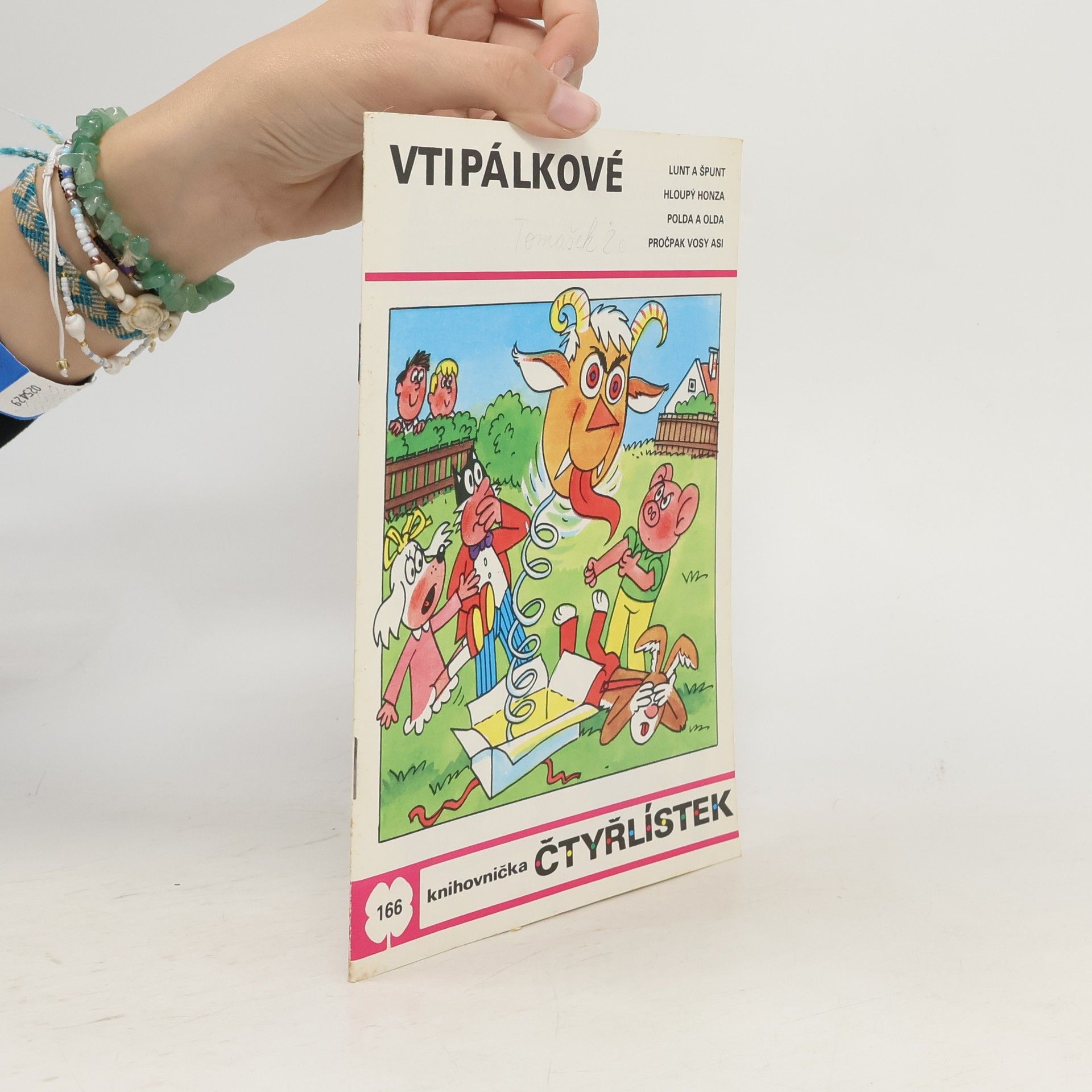 Jaroslav Němeček Čtyřlístek 166. Vtipálkové