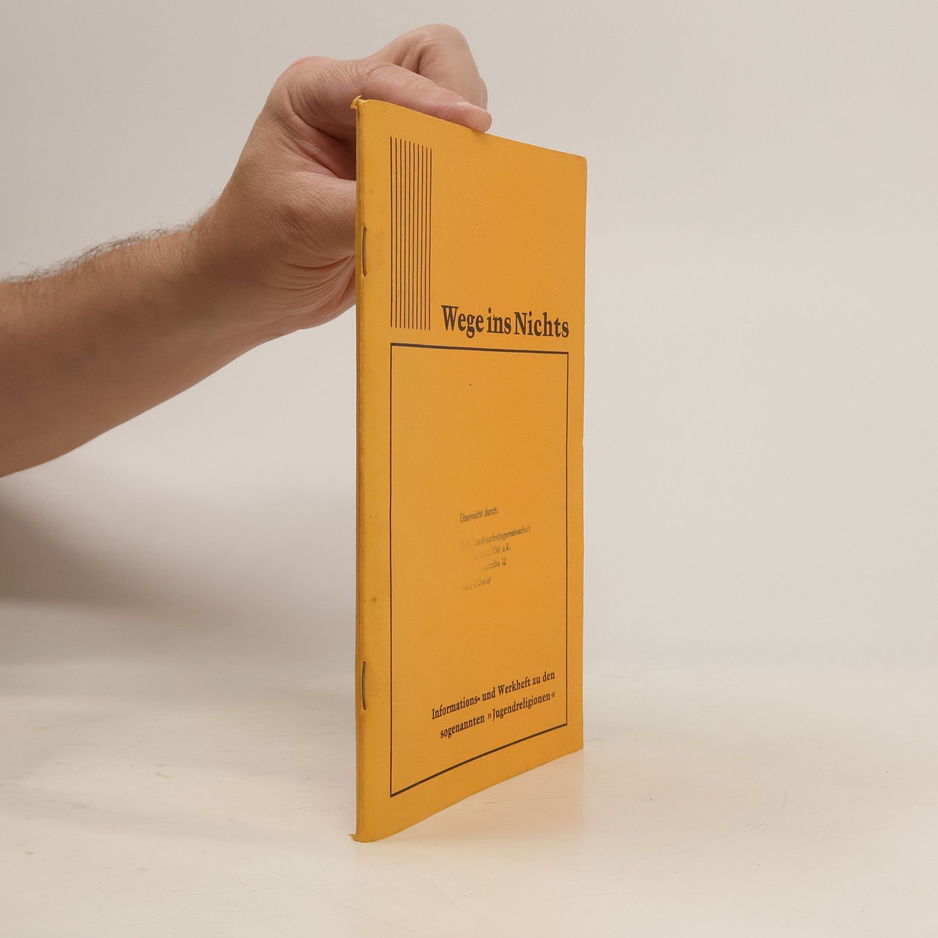 Auteurscollectief Wege ins Nichts