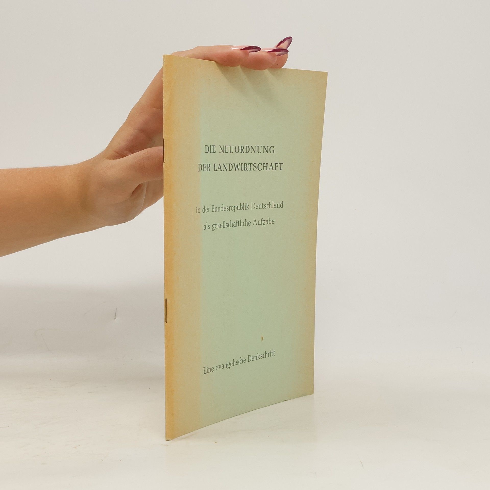 Auteurscollectief Die Neuordnung der Landwirtschaft