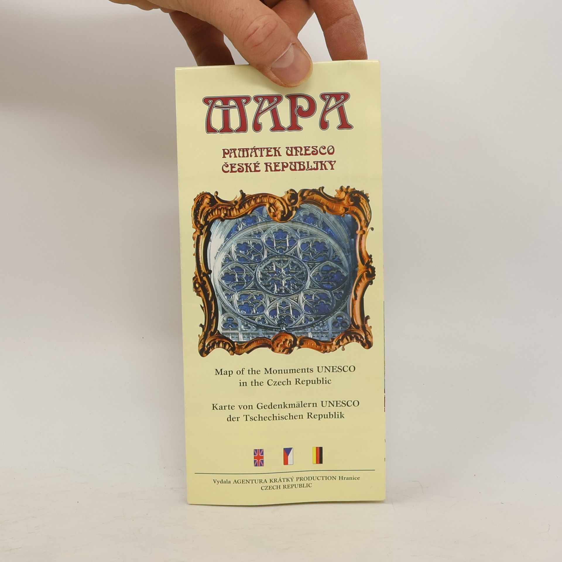 Collectif d'auteurs Mapa památek UNESCO České republiky. Map of the Monuments UNESCO in the Czech Republic. Karte von Gedenkmälern UNESCO der Tschechischen Republik