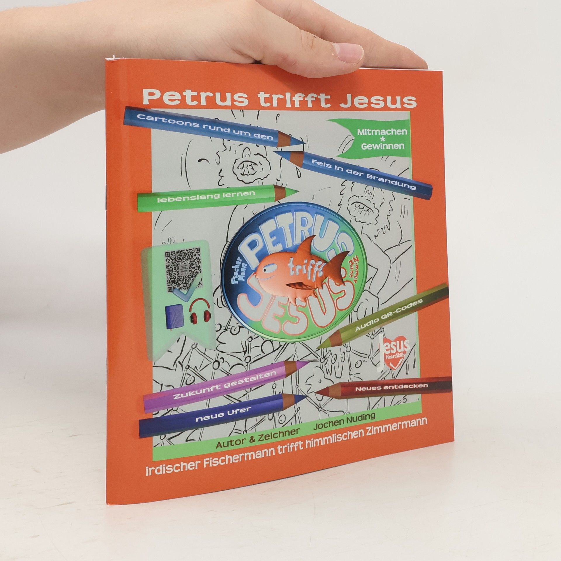 Jochen Nuding Petrus trifft Jesus zum Ausmalen