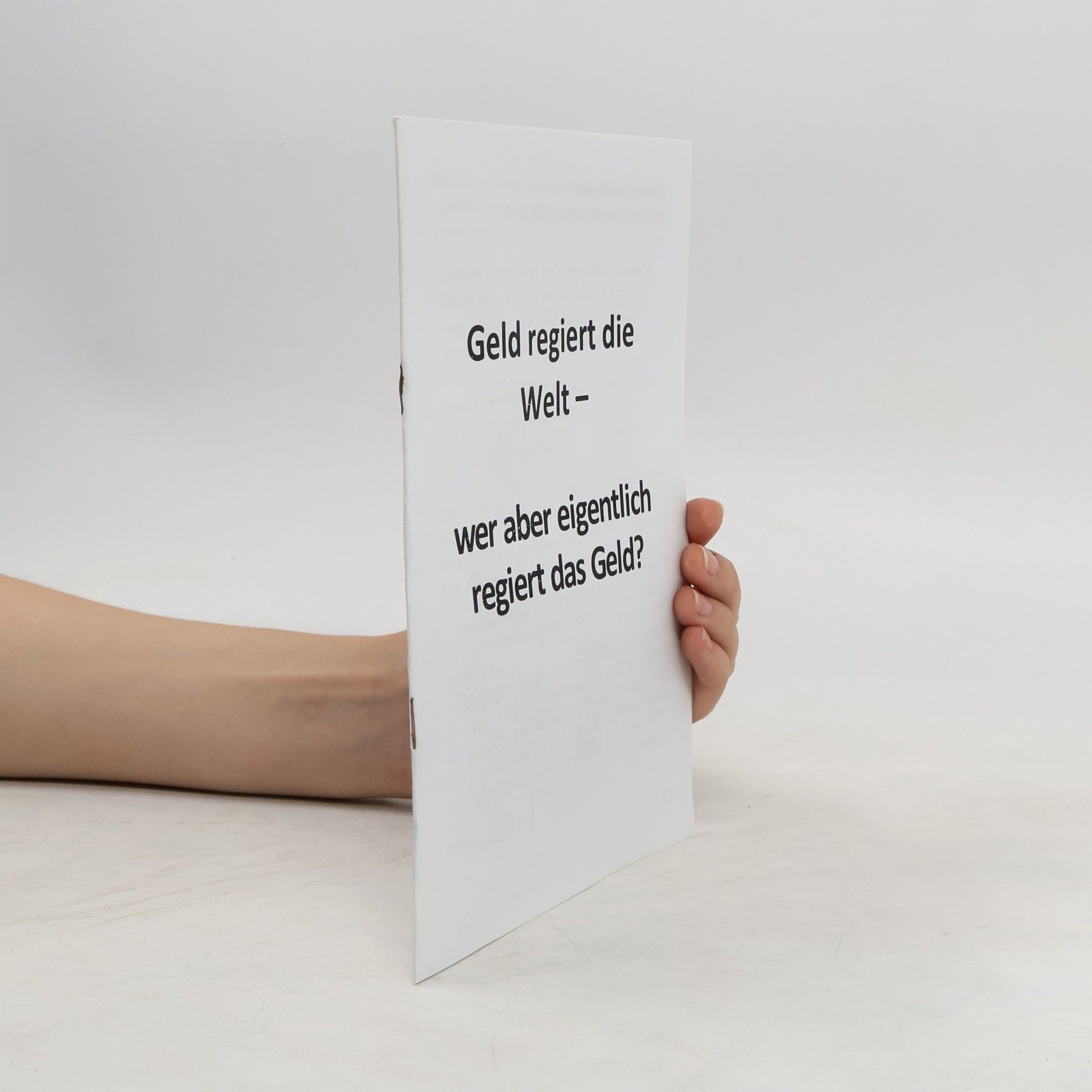 Auteurscollectief Geld regiert die Welt- wer aber eigentlich regiert das Geld?