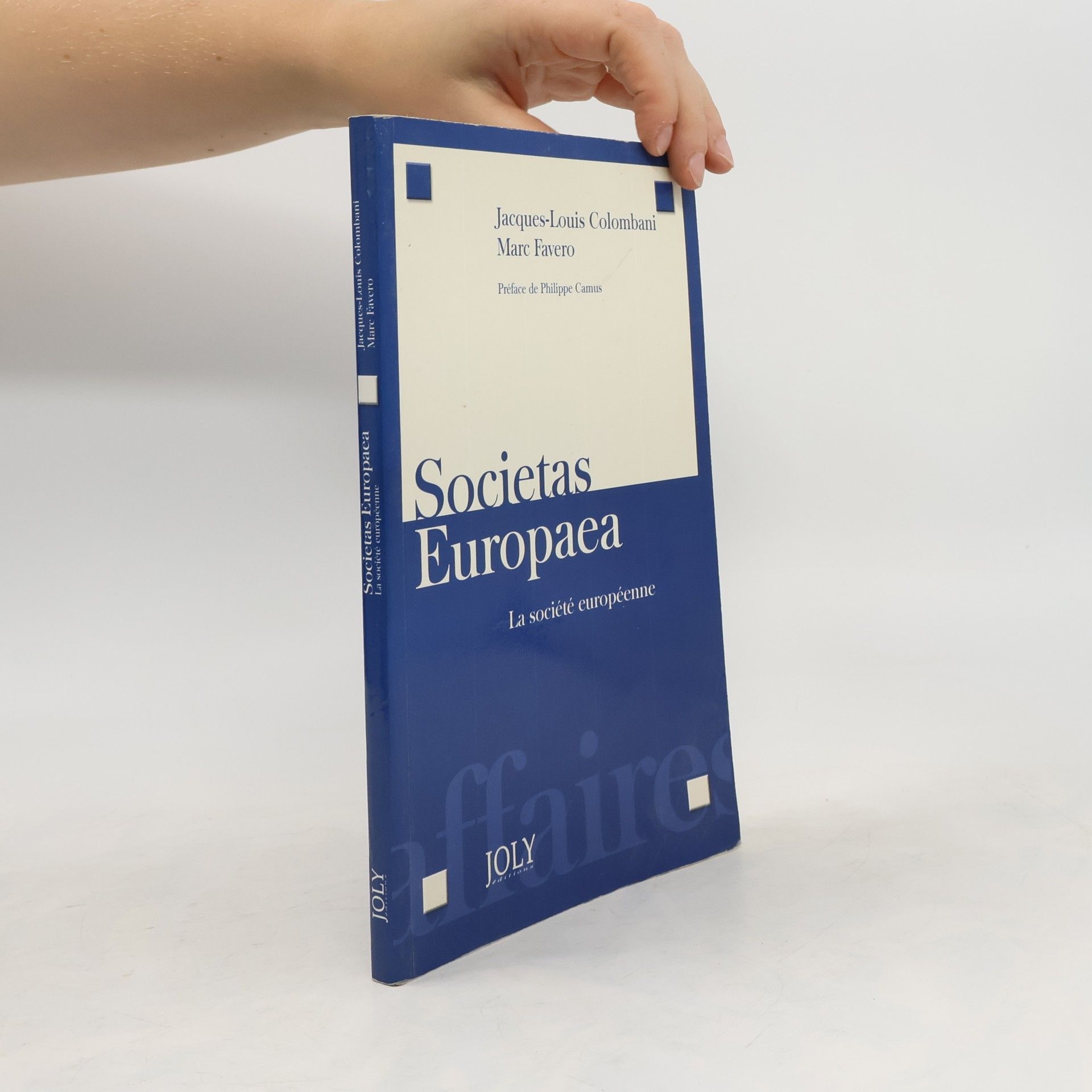 Jacques-Louis Colombani La société européenne