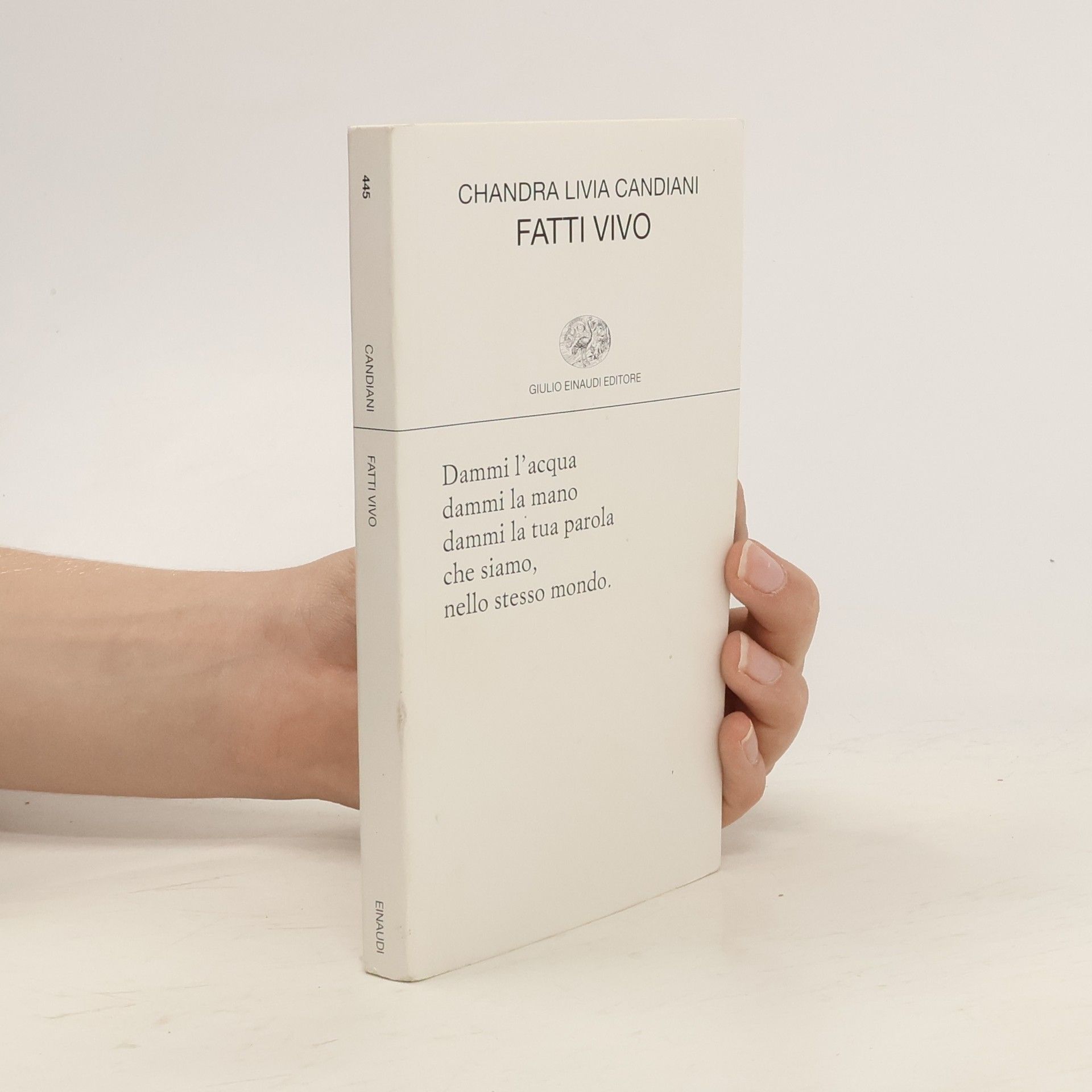 Chandra Livia Candiani Fatti vivo