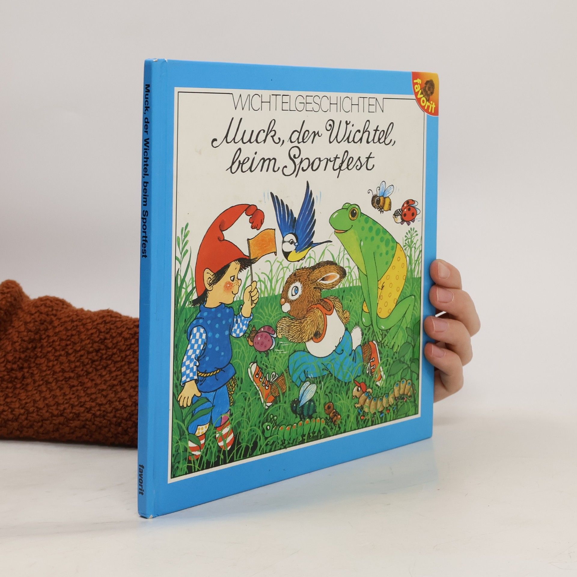 Autorenkollektiv Muck, der Wichtel, beim Sportfest