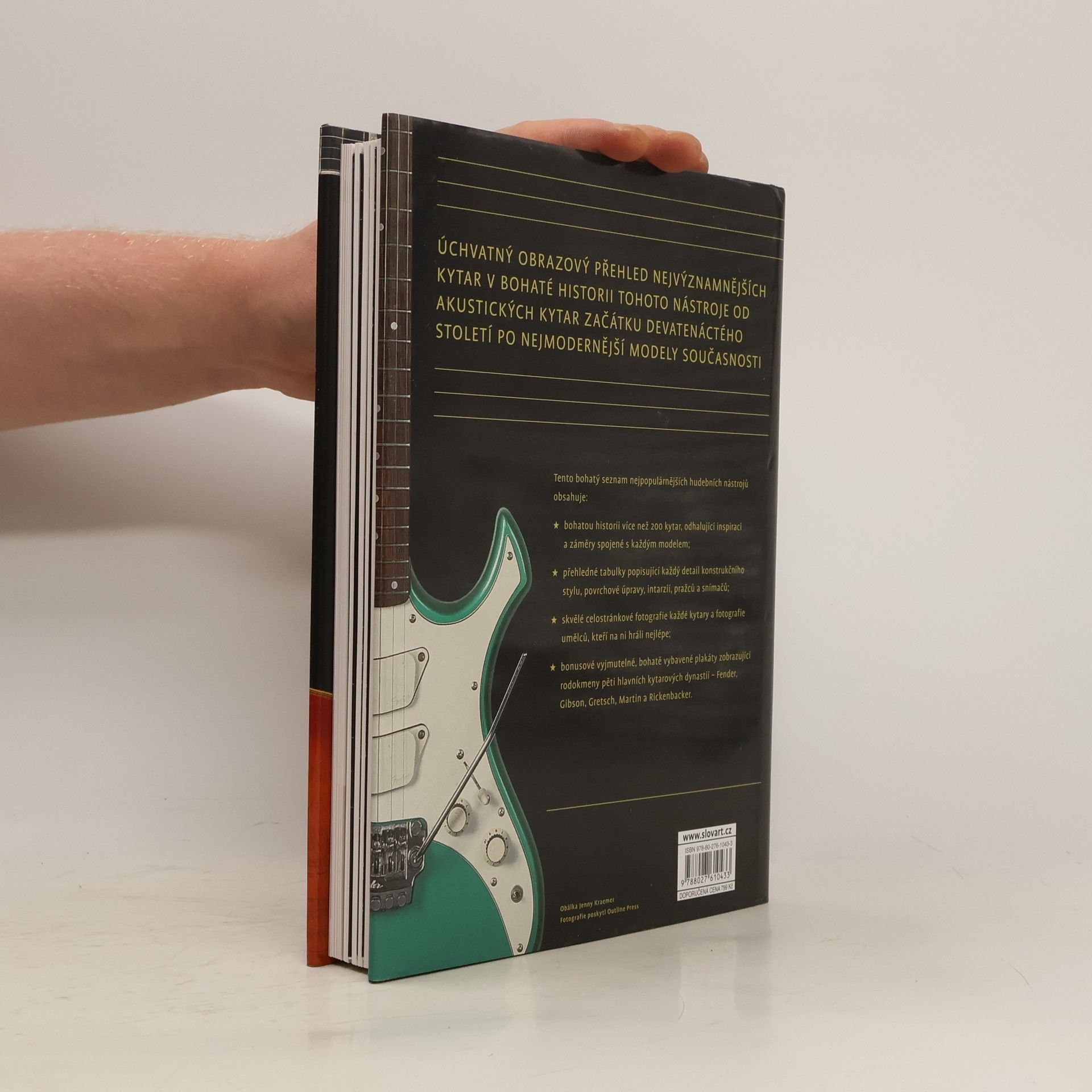 Terry Burrows Rodokmeny slavných kytar. Obrazový katalog mapující vznik více než 200 nejznámnějších modelů