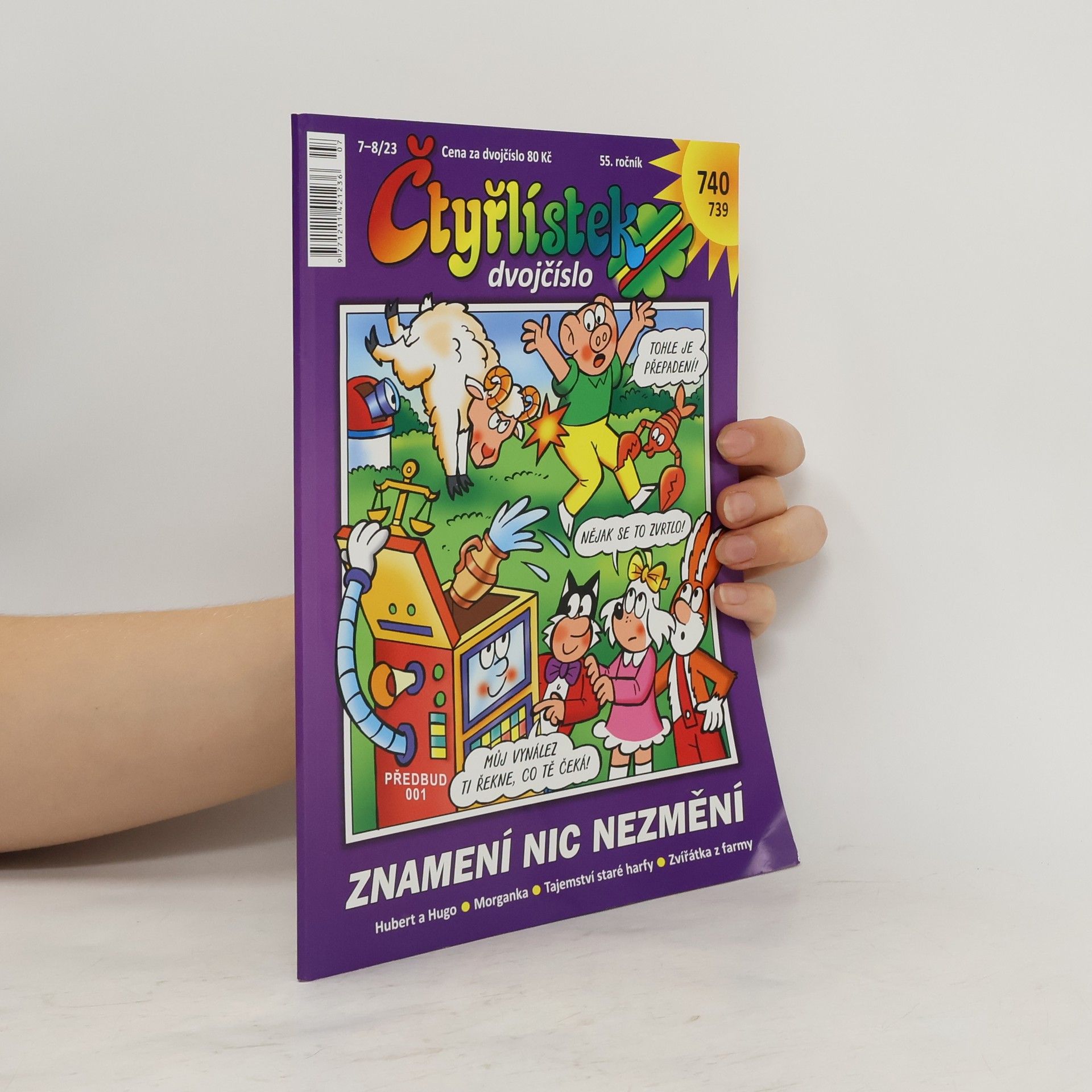 Jaroslav Němeček Čtyřlístek dvojčíslo 739-740. 7-8/2023