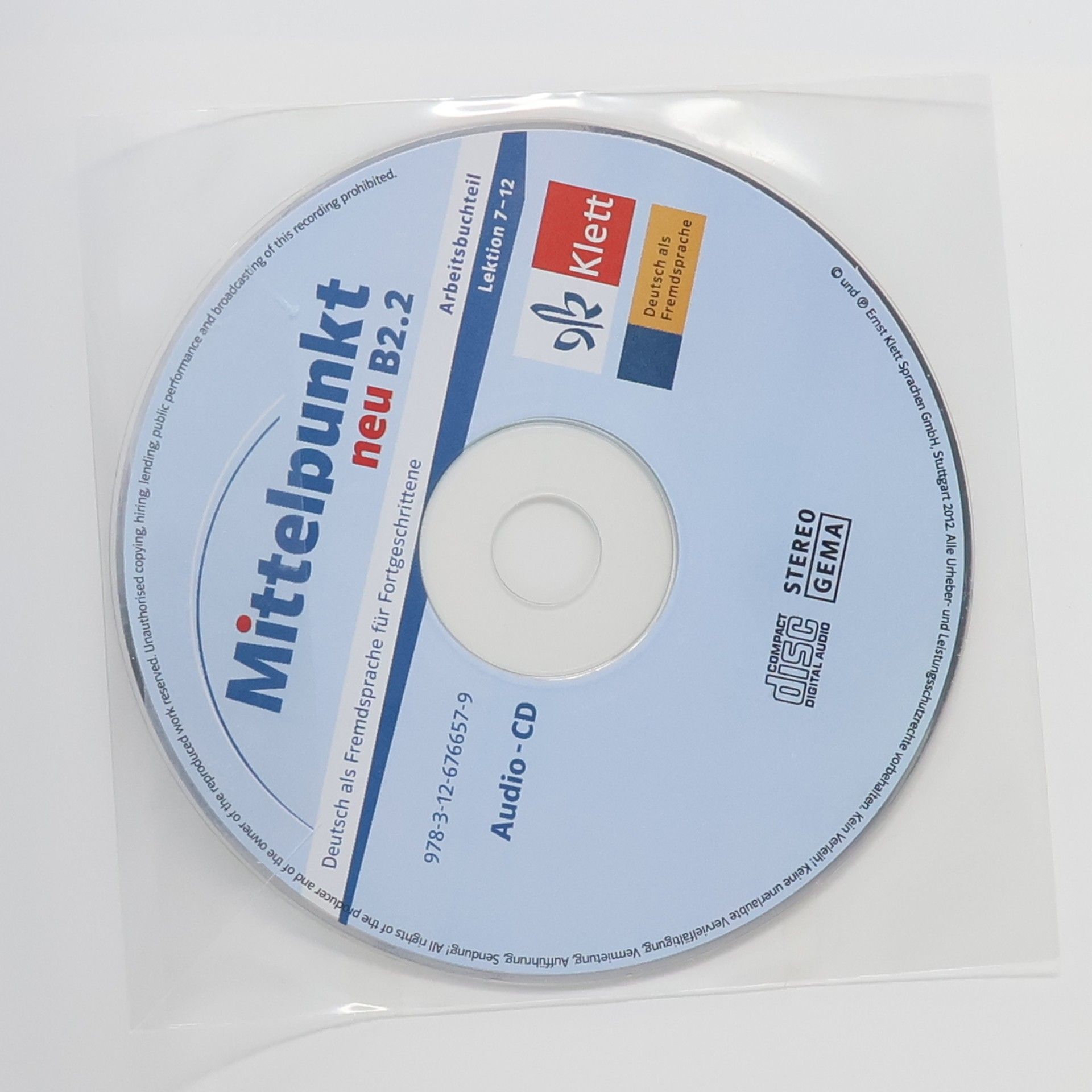 Autorenkollektiv Mittelpunkt neu B2.2 : Lehr- und Arbeitsbuch mit Audio CD