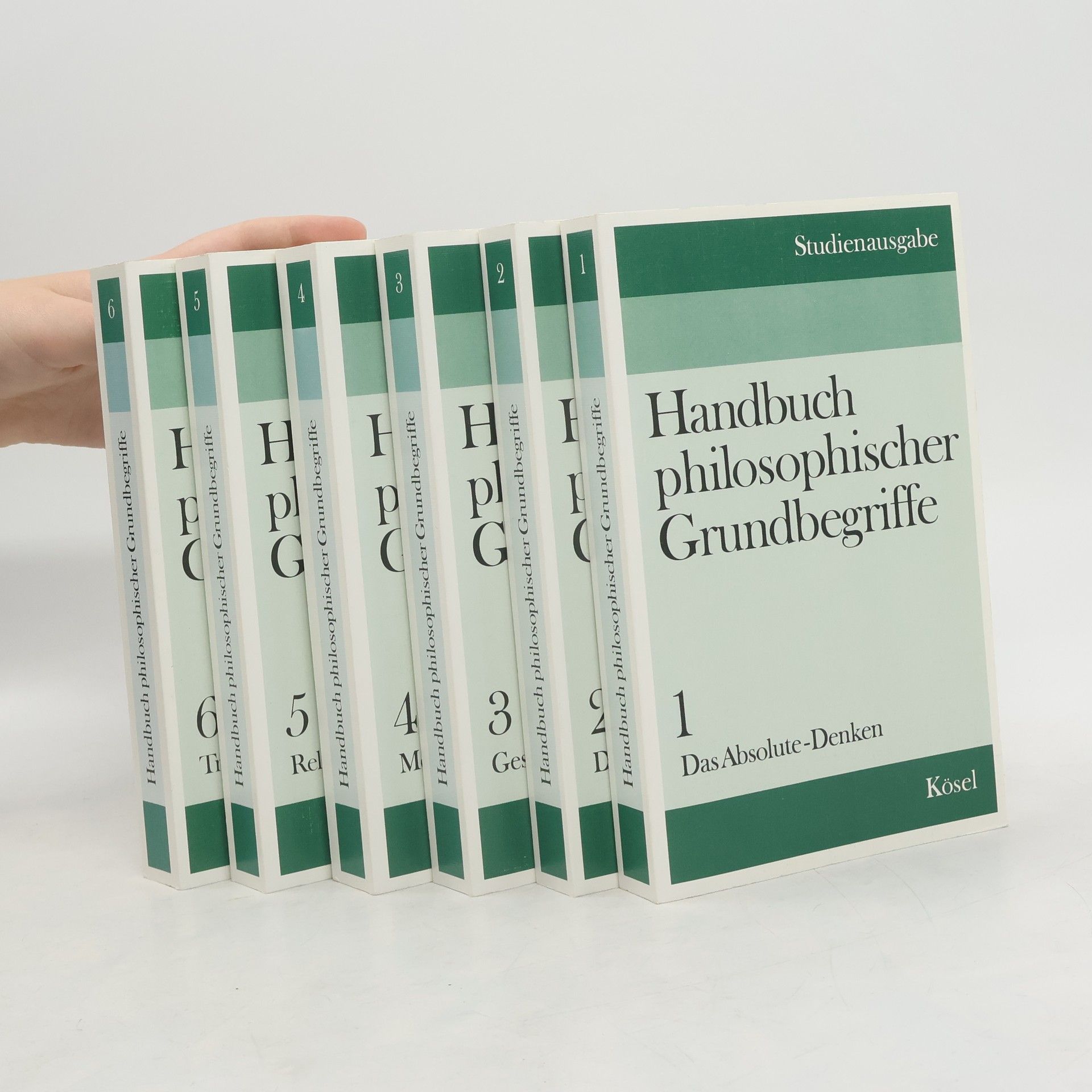 Autorenkollektiv Handbuch philosophischer Grundbegriffe 1-6