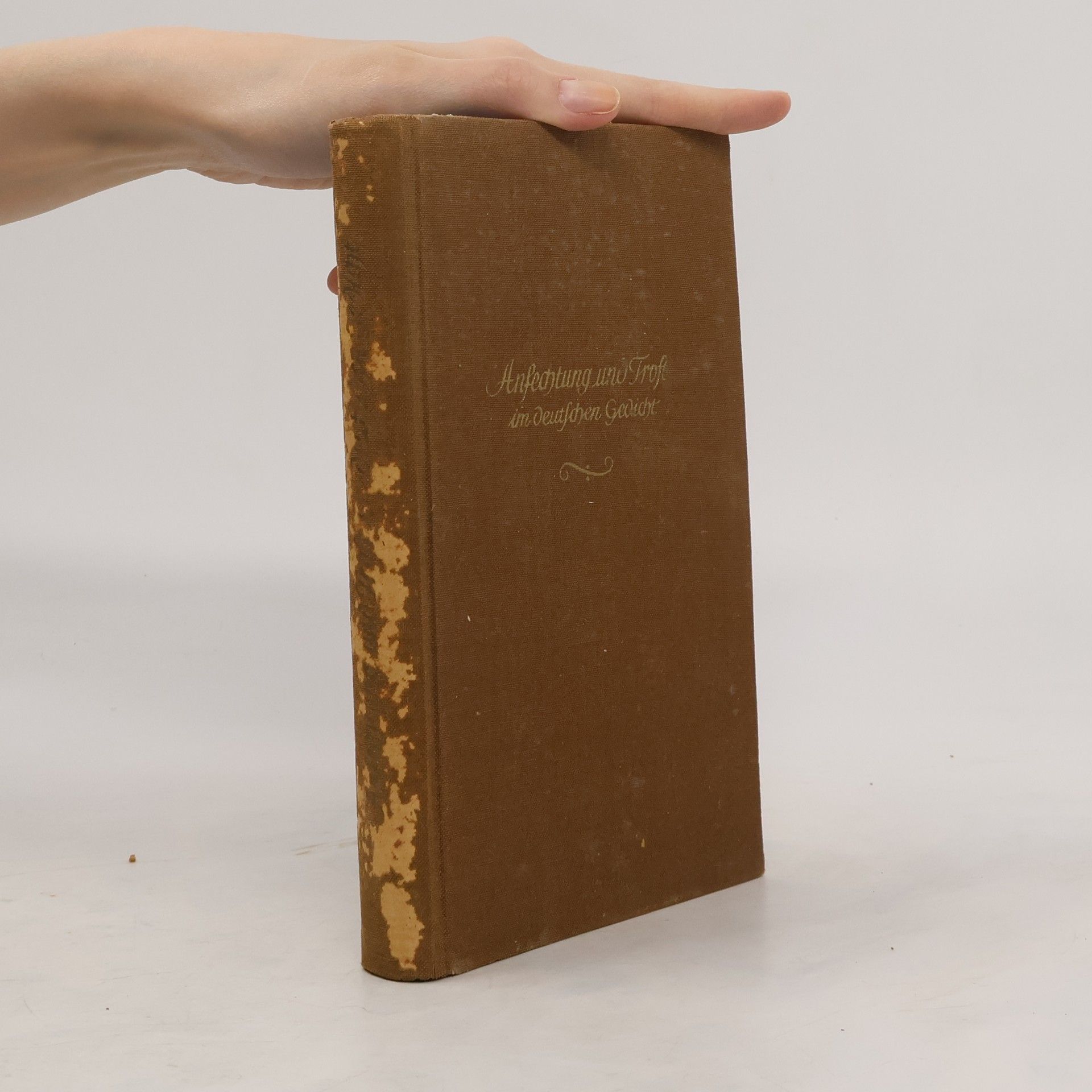 Johannes Sierich Pfeiffer Anfechtung und Trost im Deutschen Gedicht