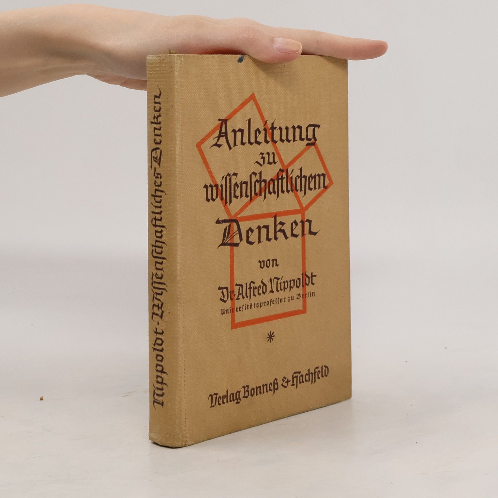 Alfred Nippoldt Anleitung zu wissenschaftlichen Denken