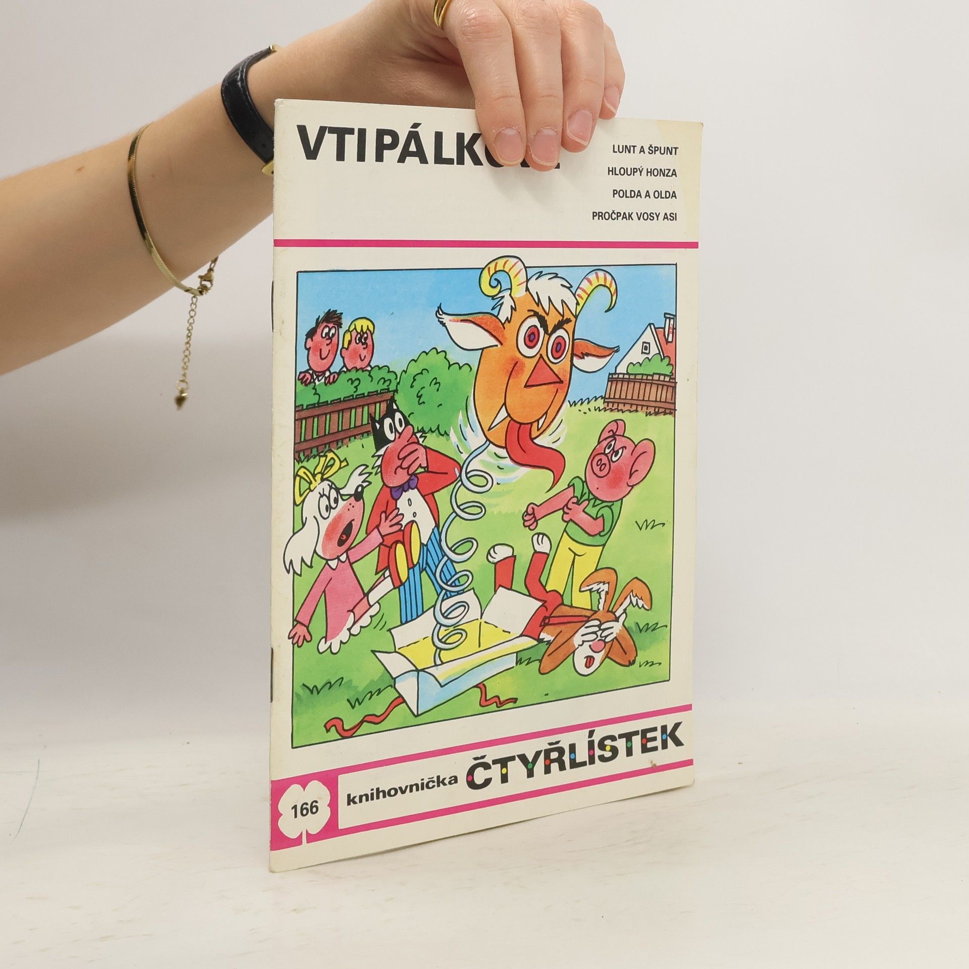 Jaroslav Němeček Čtyřlístek 166. Vtipálkové
