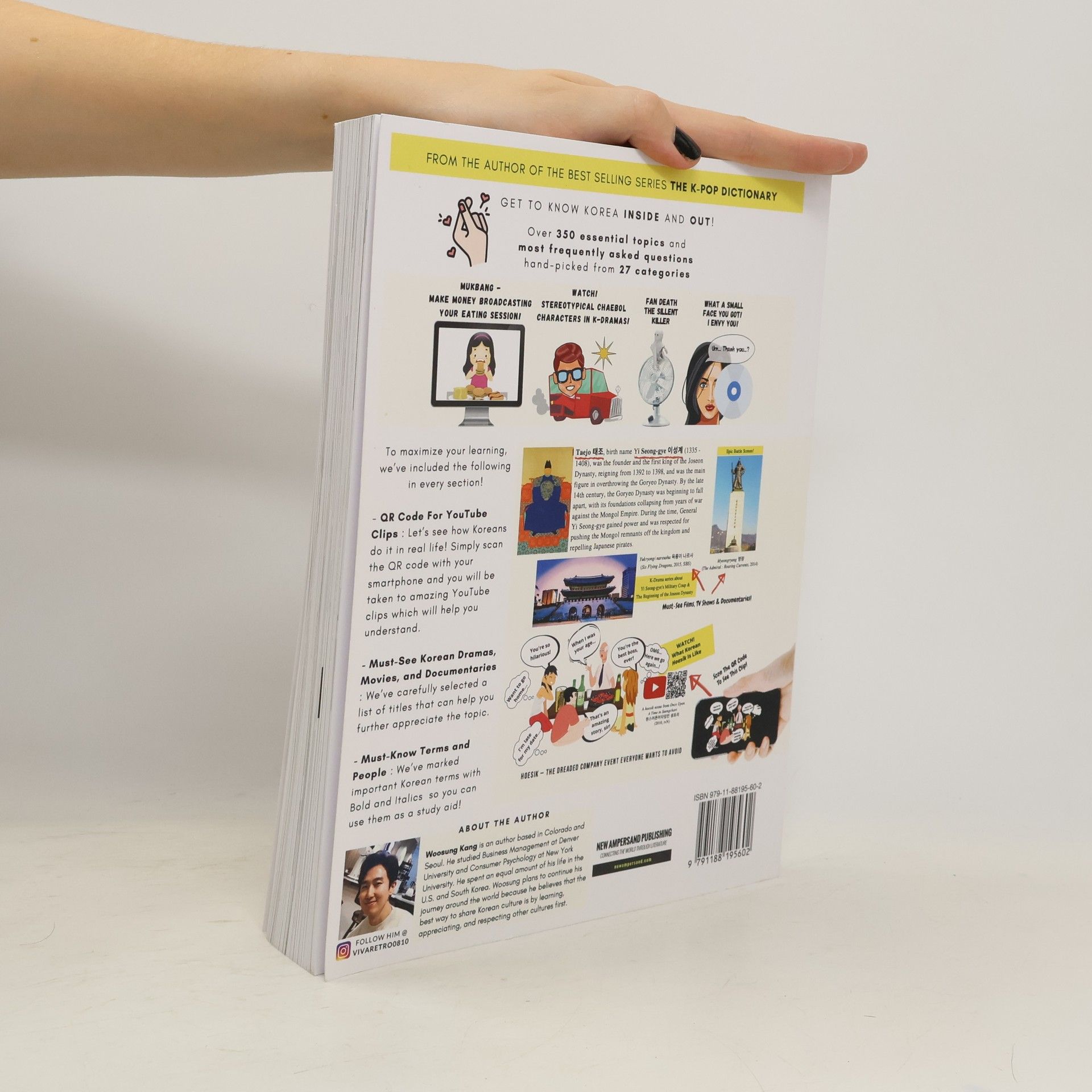 New Ampersand Publishing Korean Culture Dictionary : From Kimchi To K-Pop And K-Drama Cliches. Everything About Korea Explained!