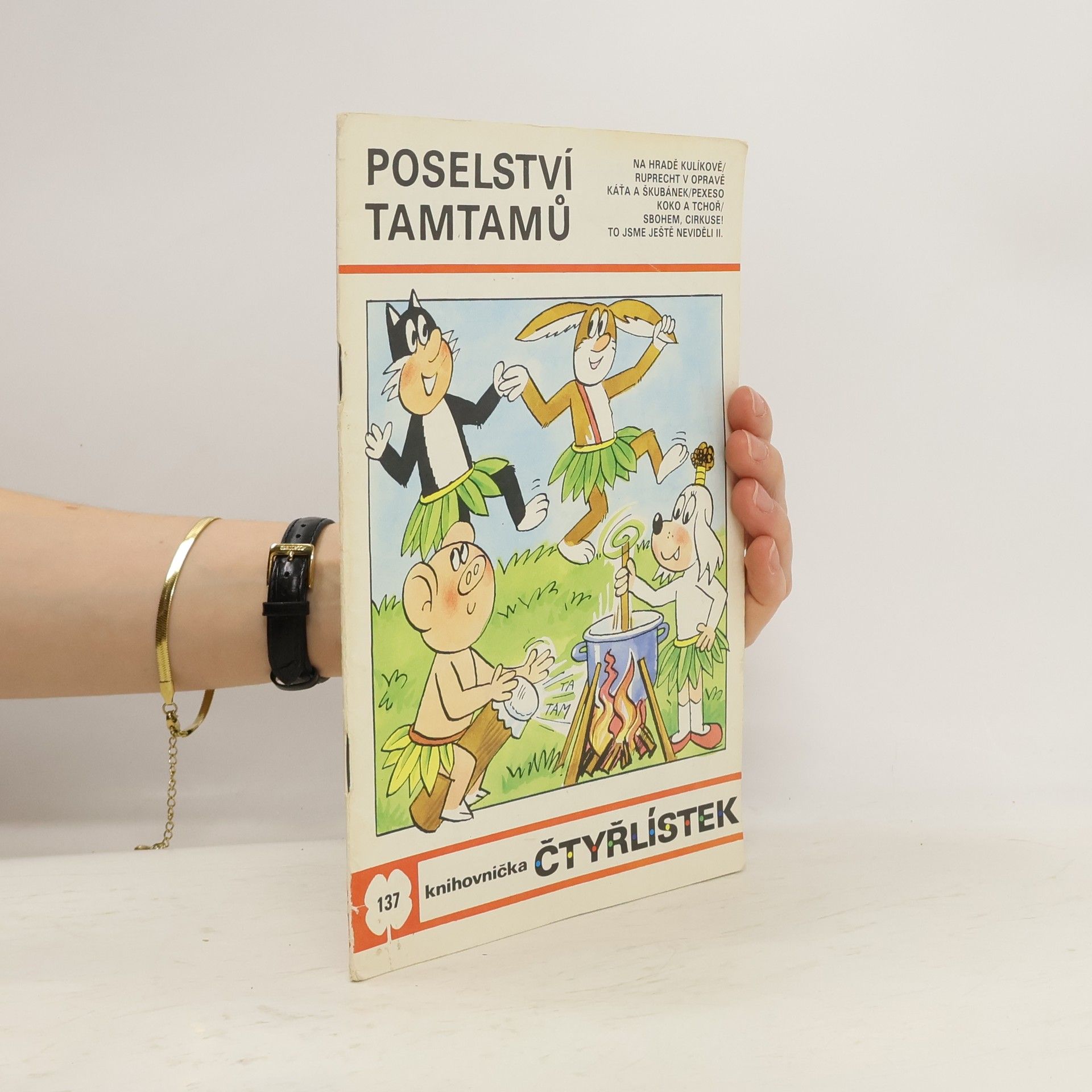 Jaroslav Němeček Čtyřlístek č. 137. Poselství Tamtamů