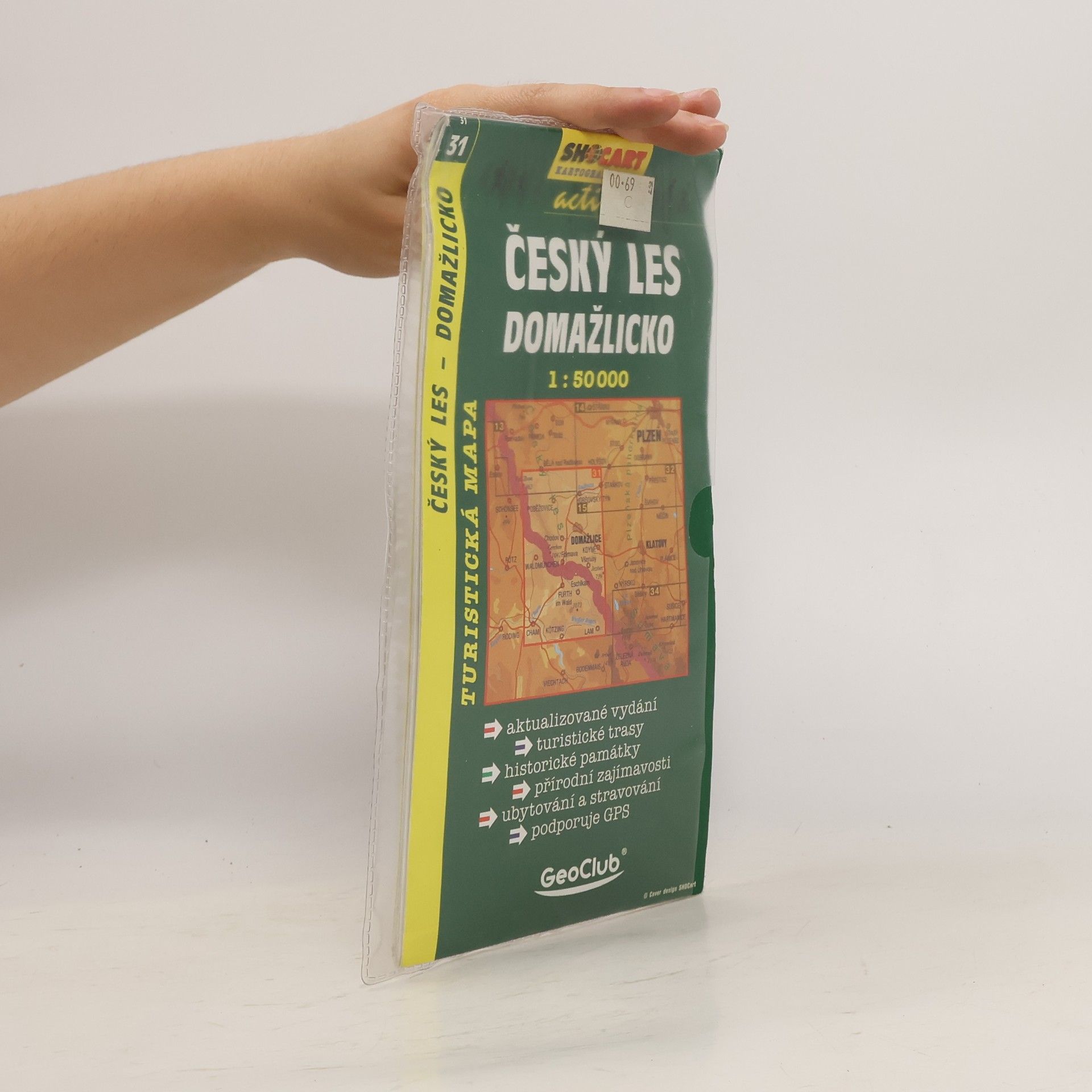 Collectif d'auteurs Český les Domažlicko 1:50 000