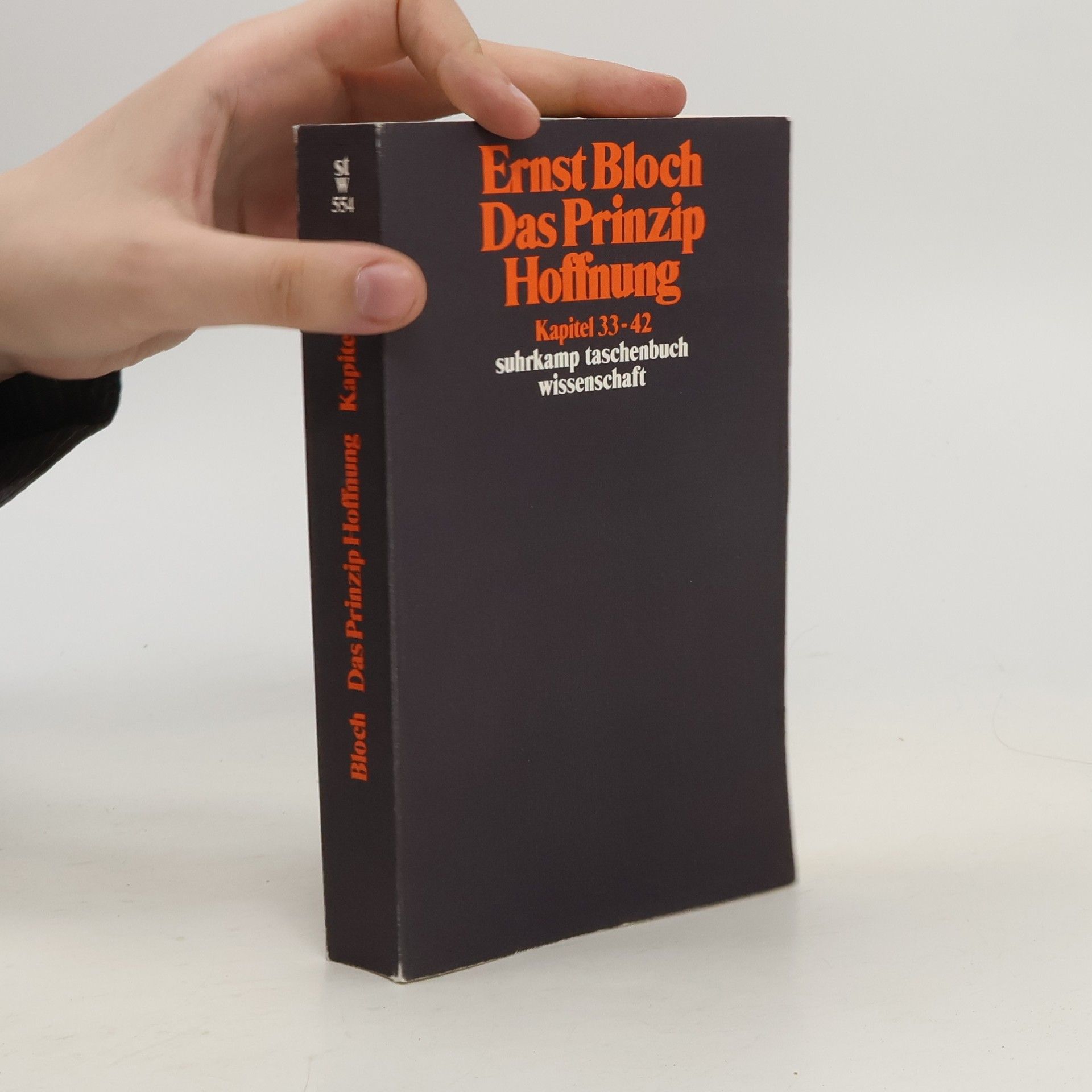 Ernst Bloch Das Prinzip Hoffnung. Kapitel 33-42