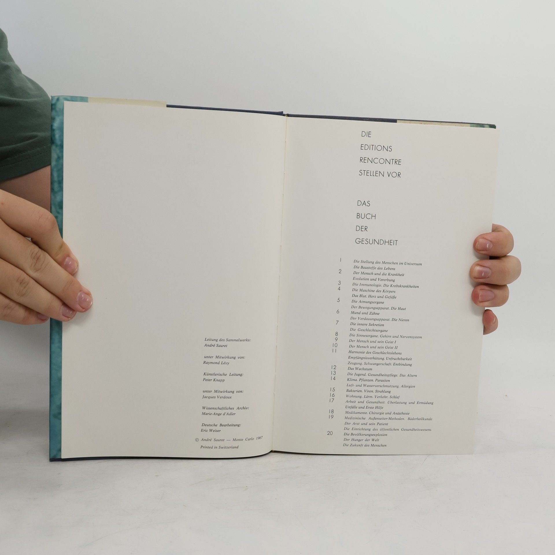Various authors Das Buch der Gesundheit 6. Mund und Zähne. Der Verdauungsapparat.Die Nierin