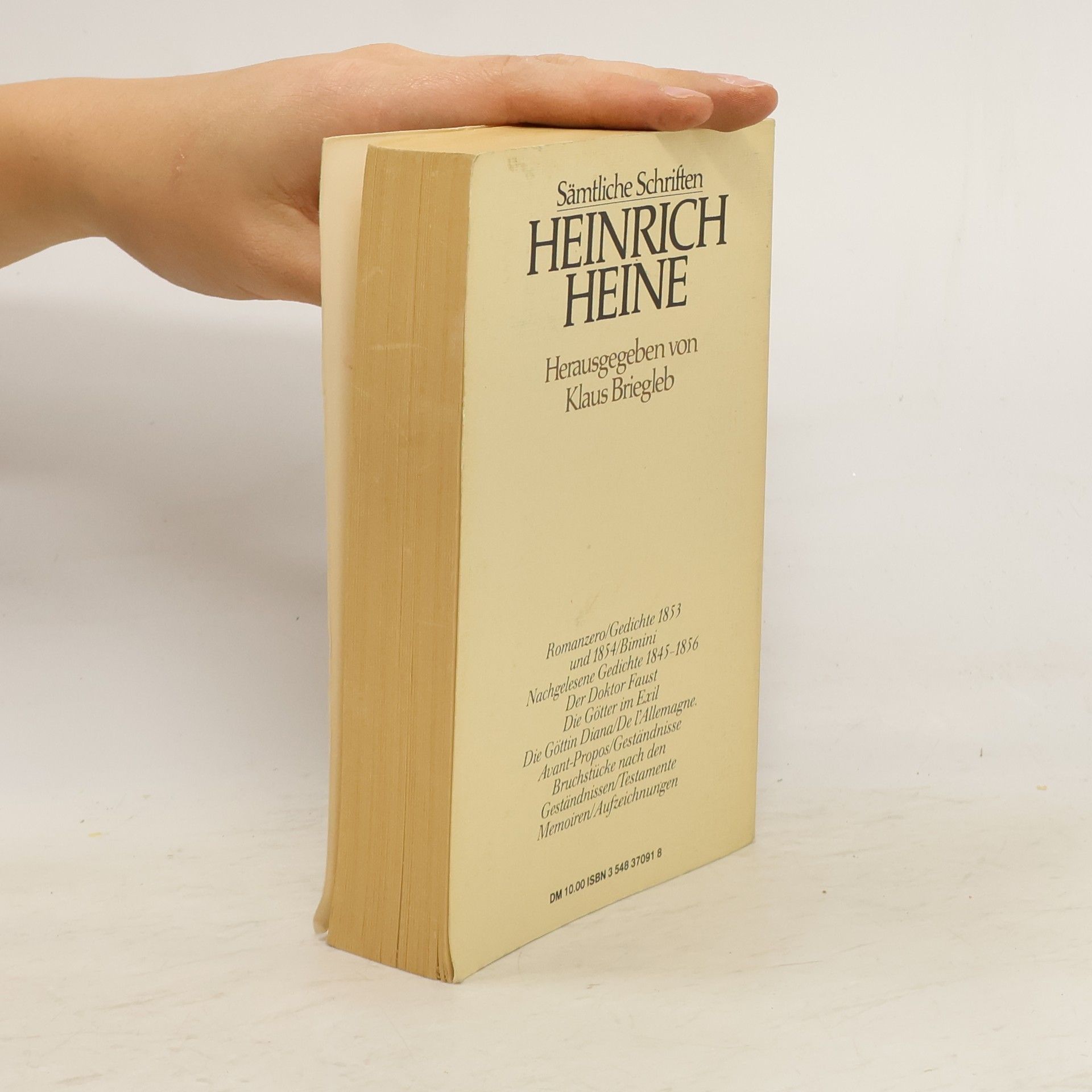 Heinrich Heine Sämtliche Schriften 1851-1855