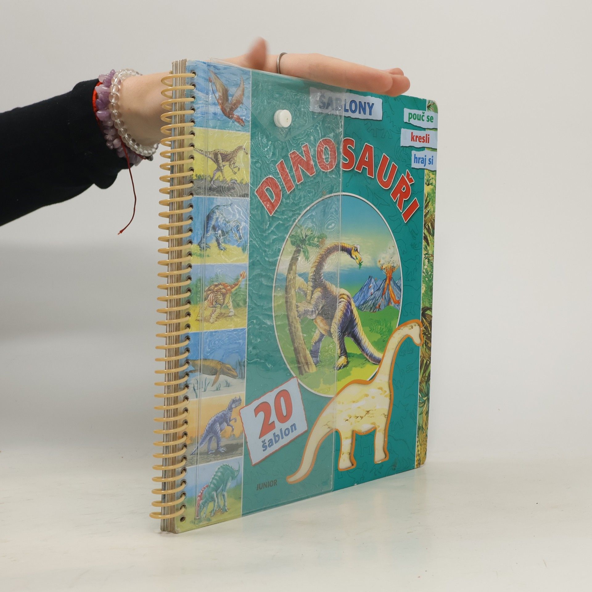 Daniela Řezníčková Dinosauři : pouč se, kresli, hraj si