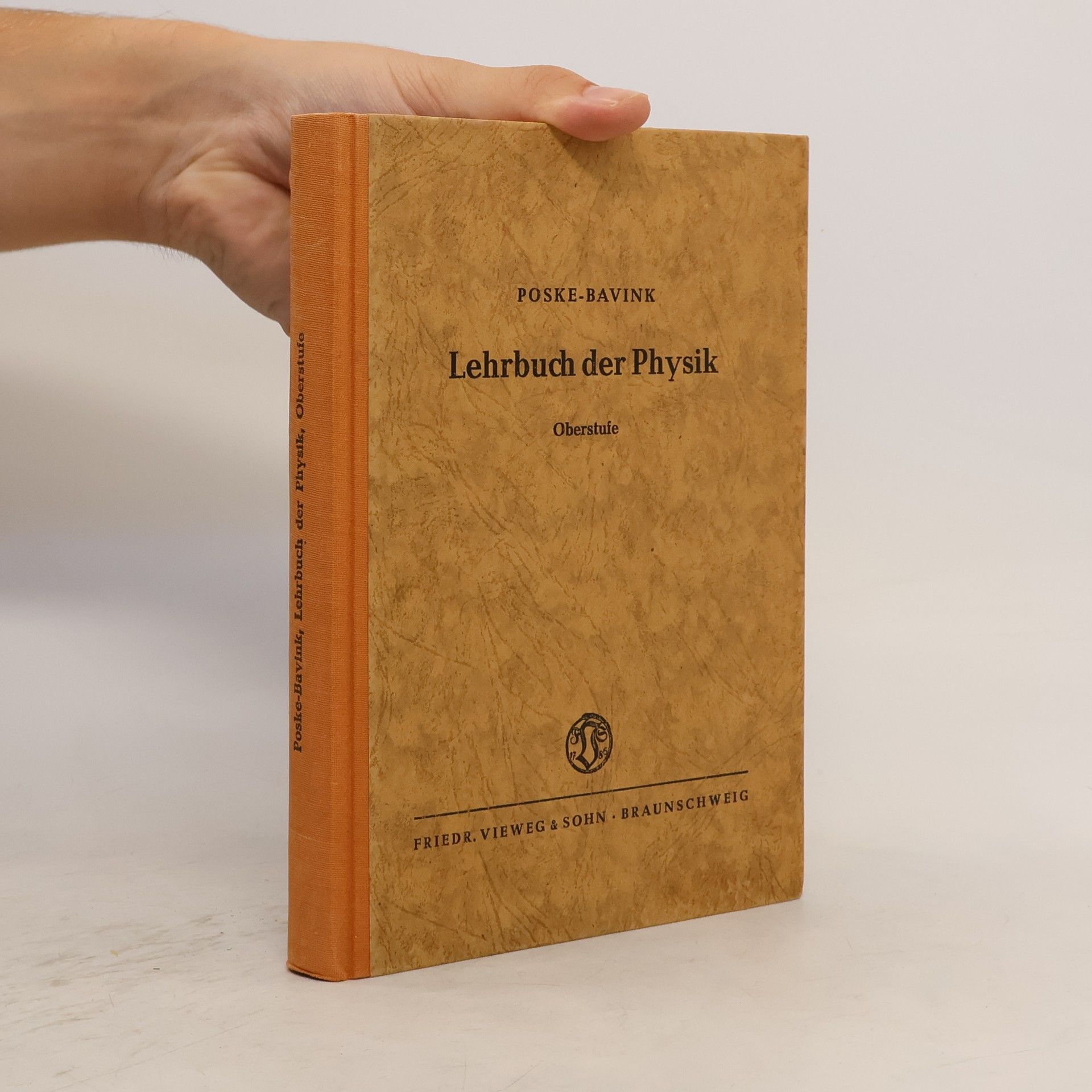 Poske Bavink Müller Lehrbuch der Physik