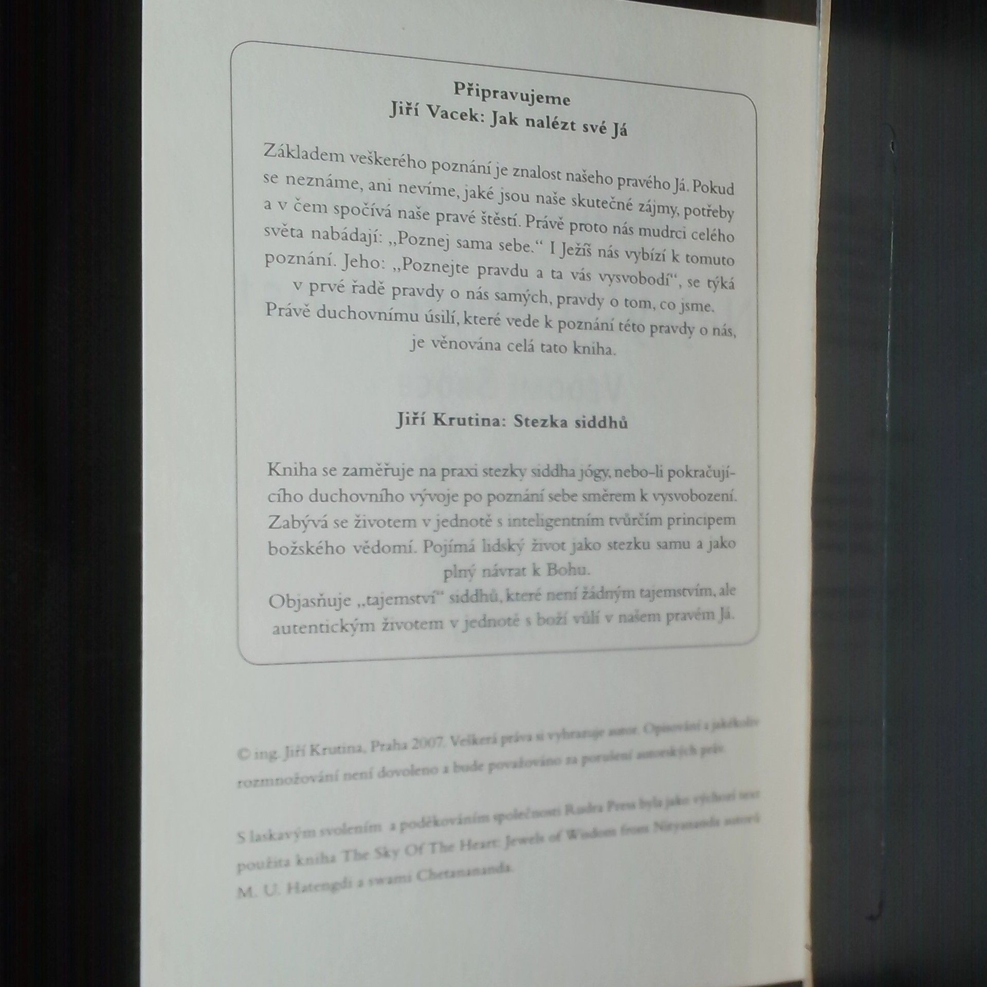 Bhagavan Nitjánanda Nejvyšší Skutečnost. Vědomí srdce