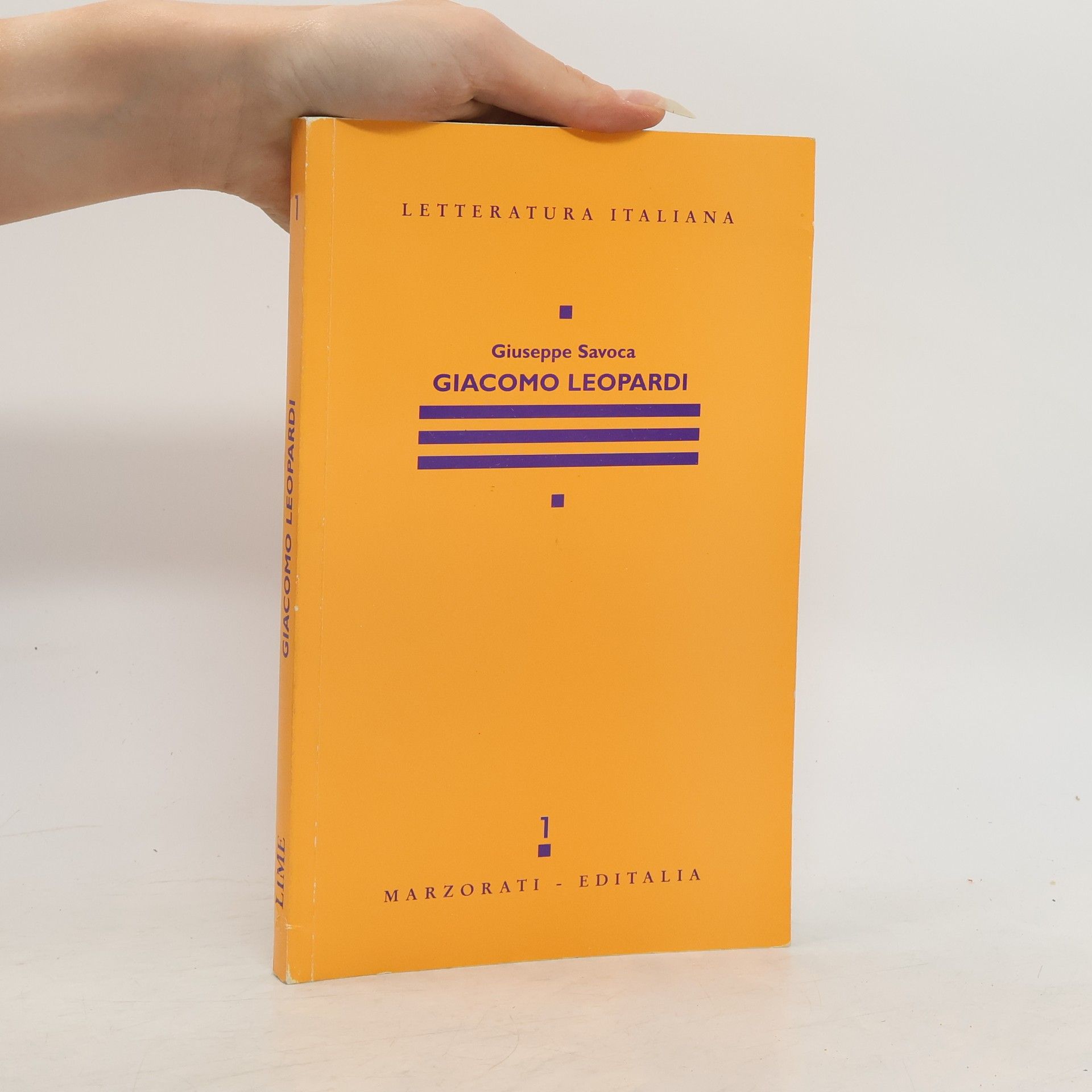 Giuseppe Savoca Giacomo Leopardi