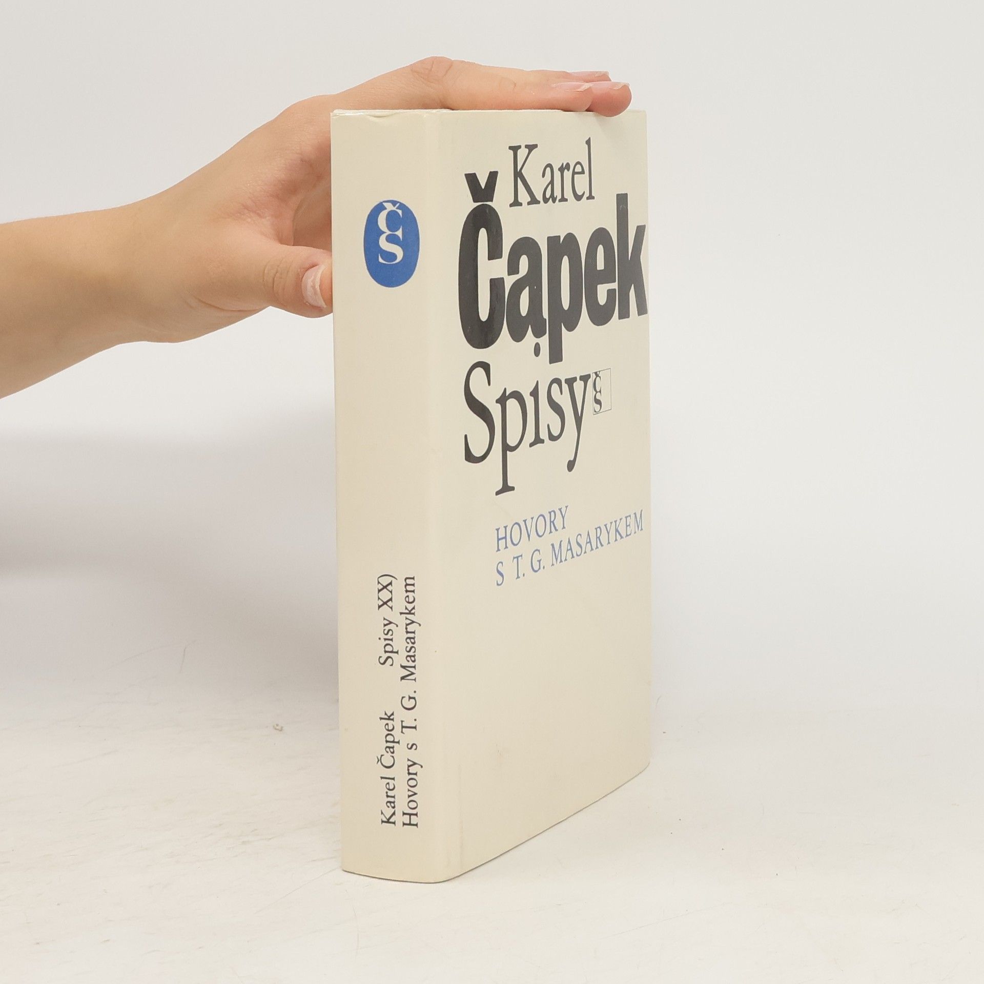 Karel Čapek Hovory s T. G. Masarykem