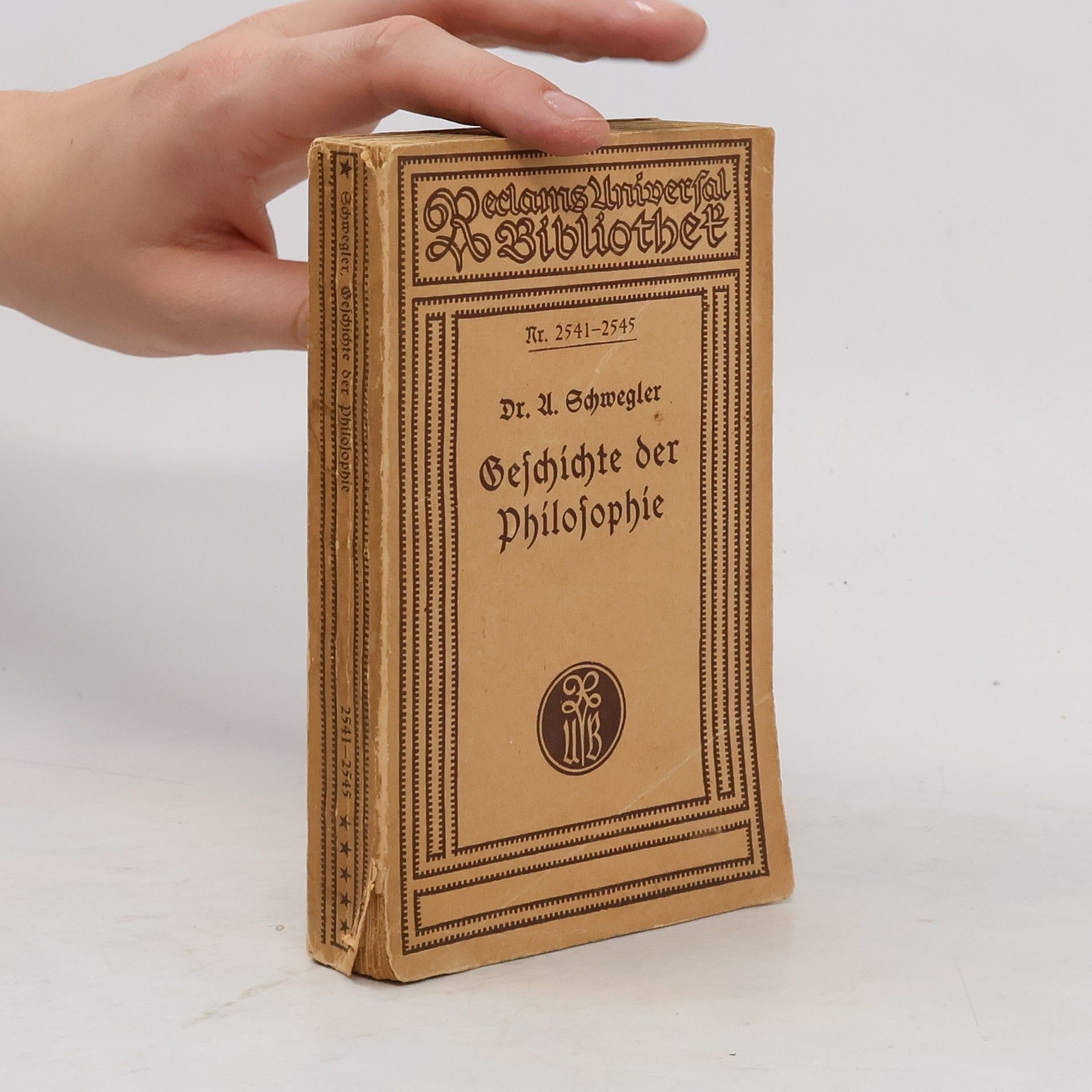 Ulbert Schwegler Geschichte der Philosophie