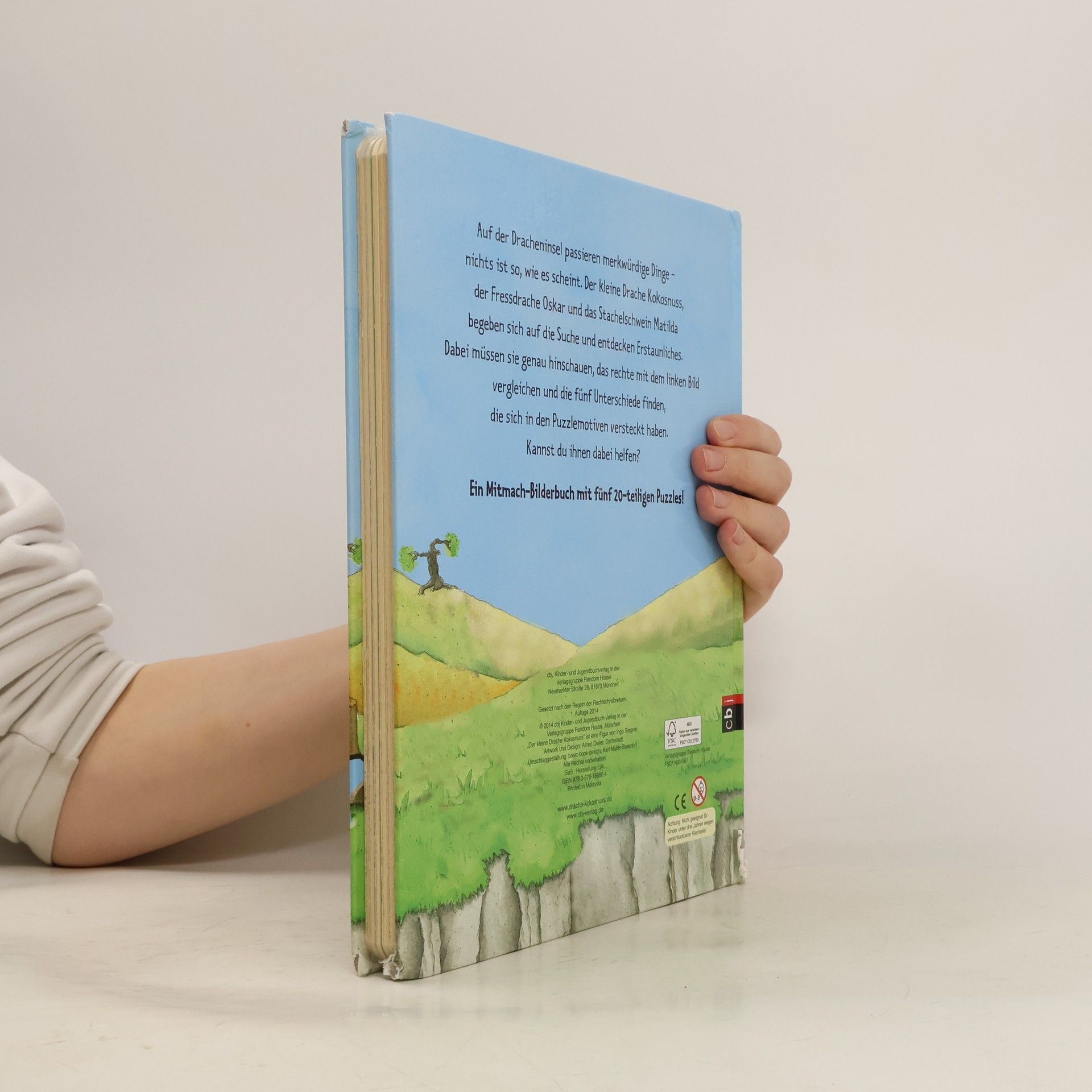 Ingo Seigner Der kleine Drache Kokosnuss - das große Wimmel-Puzzle-Buch