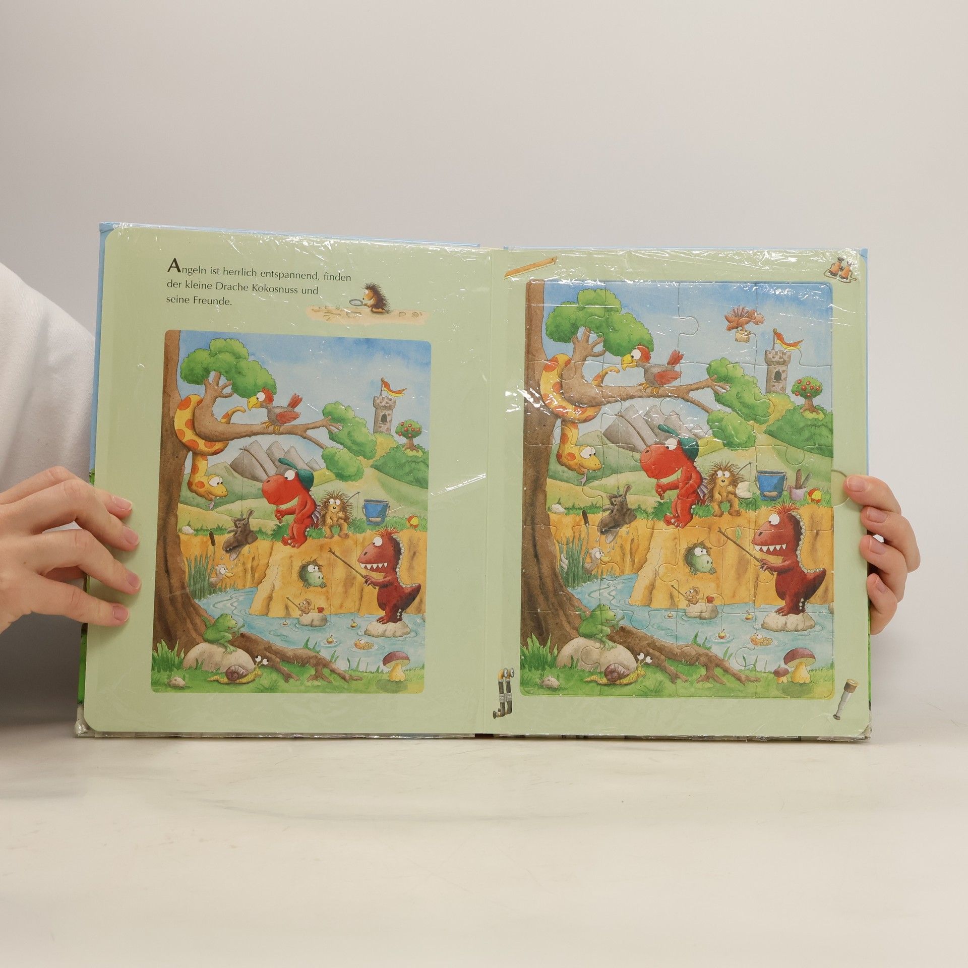 Ingo Seigner Der kleine Drache Kokosnuss - das große Wimmel-Puzzle-Buch