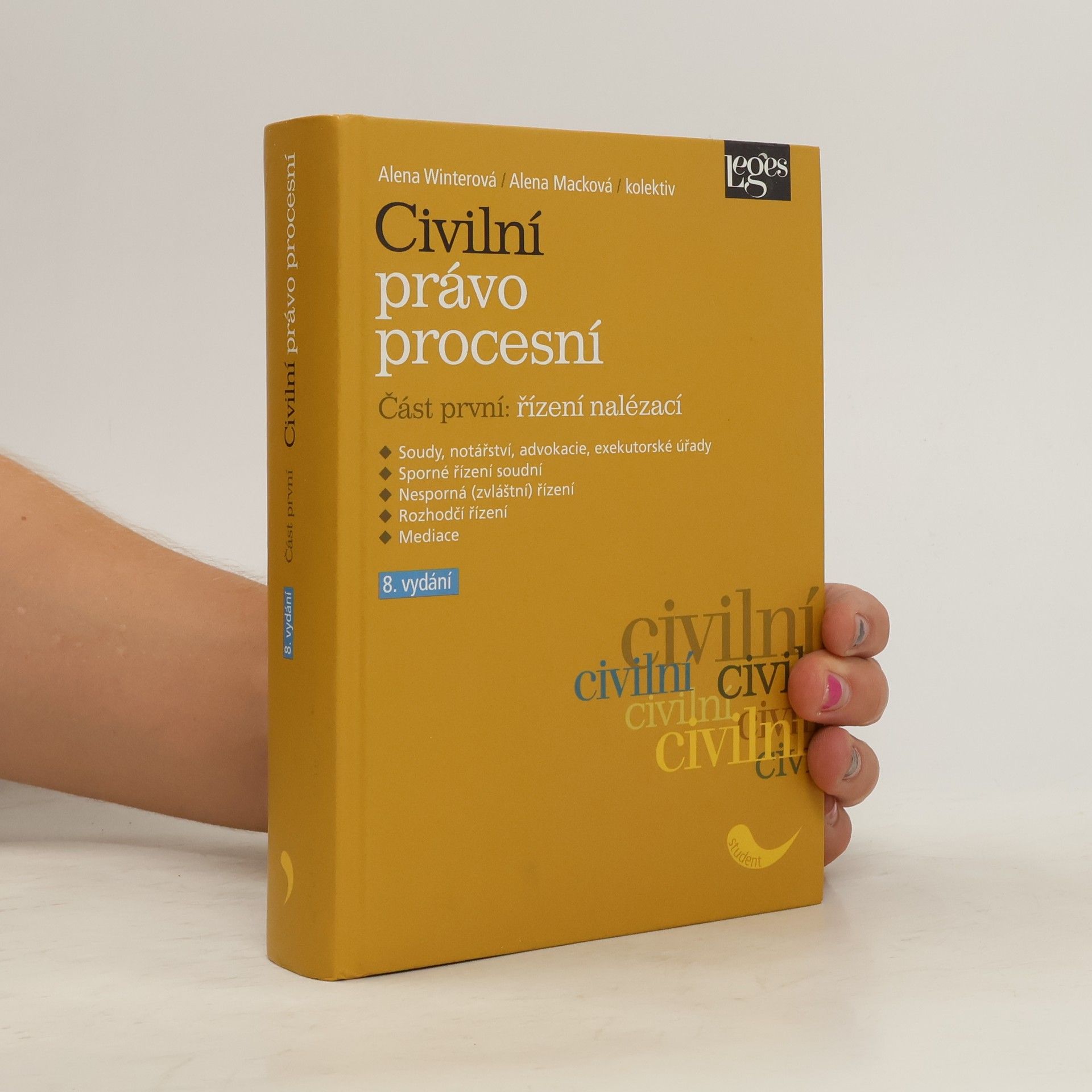 Civilní právo procesní. Část první. Řízení nalézací