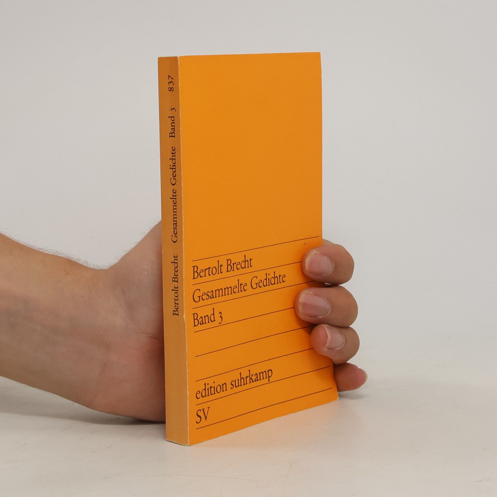 Bertolt Brecht Gesammelte Gedichte. Band 3