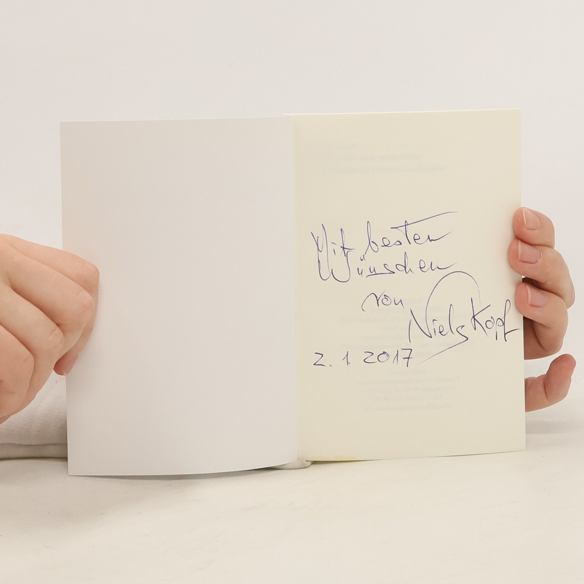 Niels Kopf Wollen Sie sich verändern?
