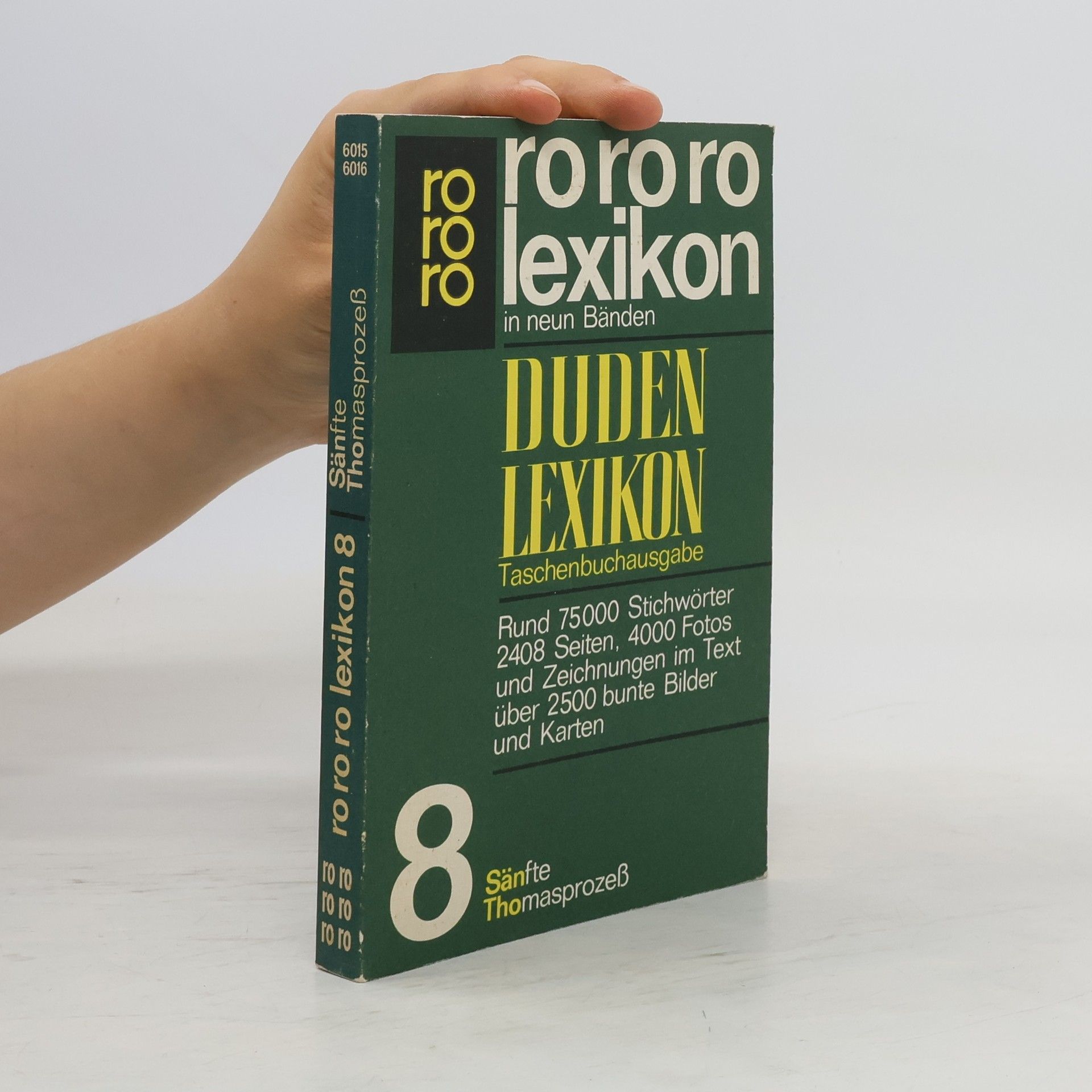 AA.VV. Rororo-Lexikon 8. Duden Lexikon, Taschenbuchausgabe
