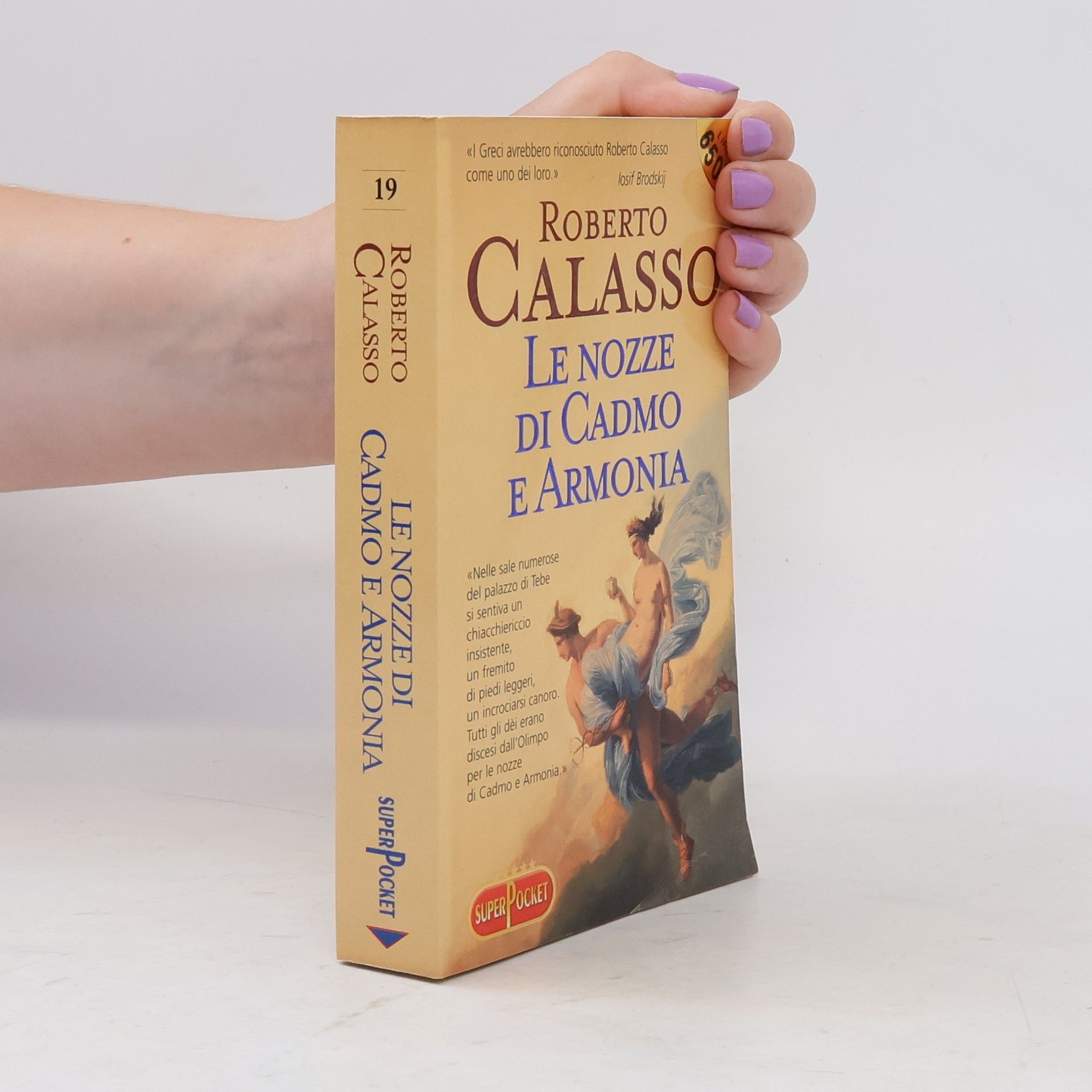 Roberto Calasso Le nozze di Cadmo e Armonia