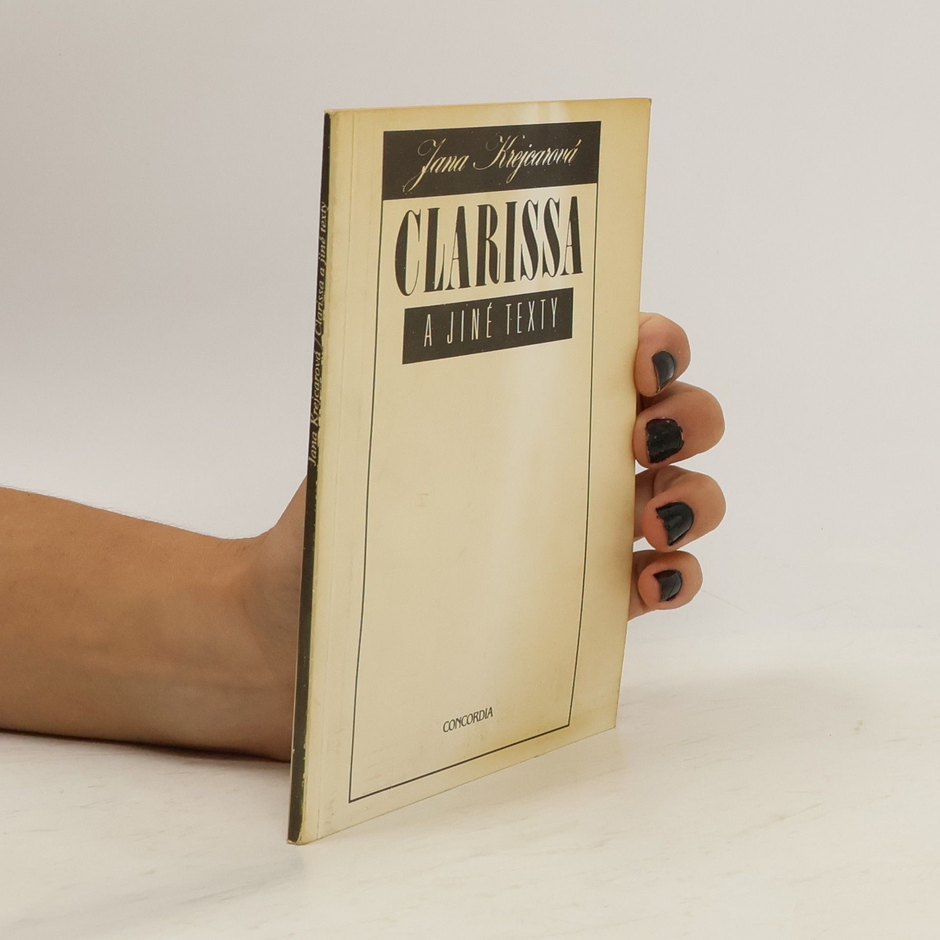 Jana Krejcarová Clarissa a jiné texty