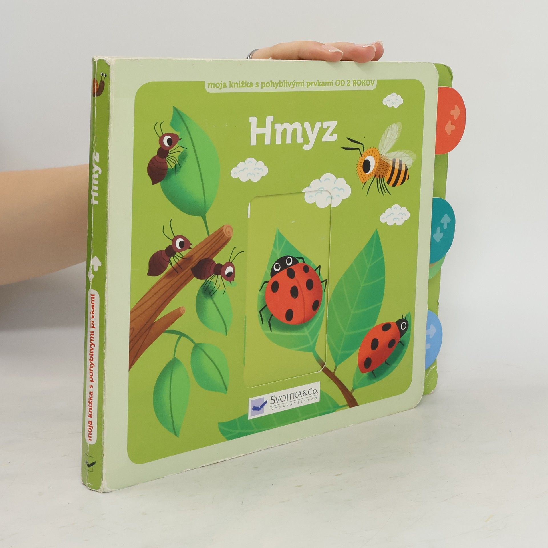 Autorenkollektiv Hmyz: moja knižka s pohyblivými prvkami