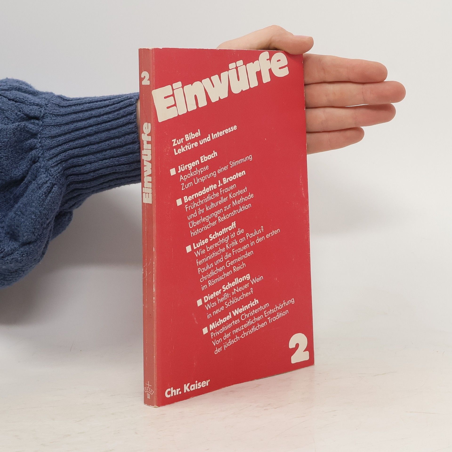 Autorenkollektiv Einwürfe 2. Zur Bibel Lektüre und Interesse