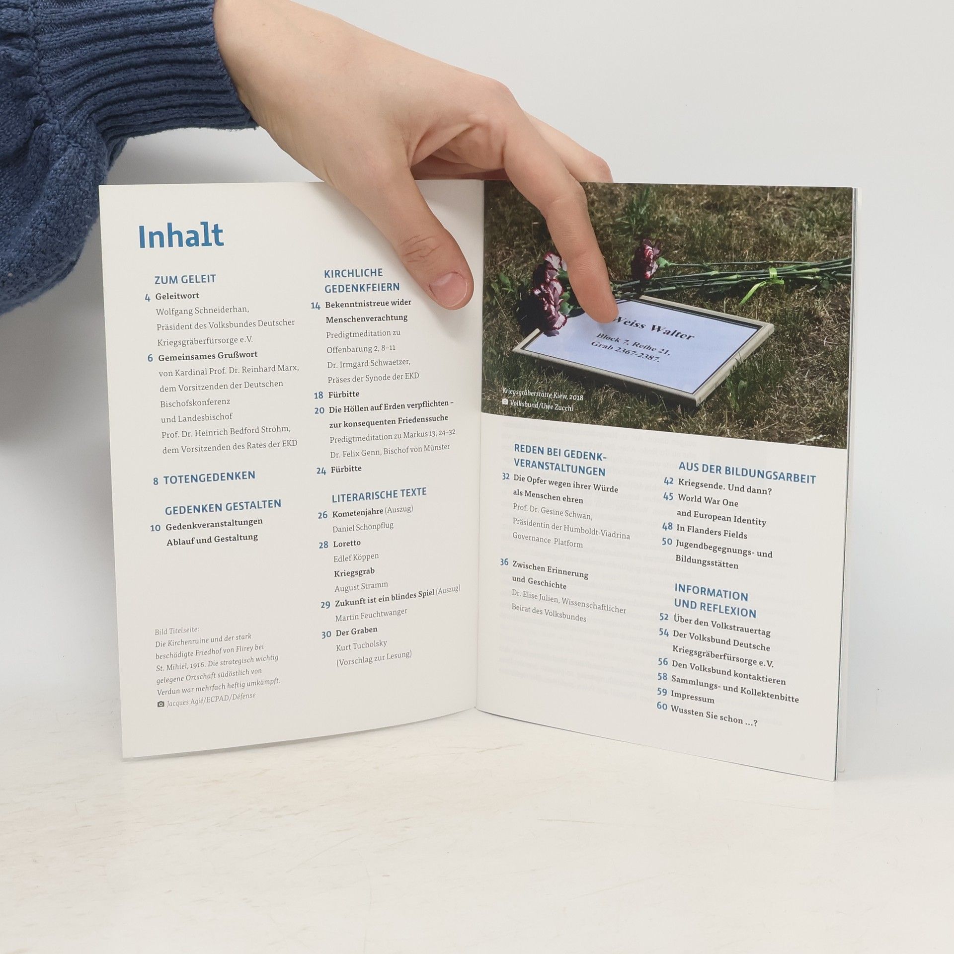 kolektiv Zum Volkstrauertag am 18. November 2018. Gedenkstunden und Gottesdienste gestalten