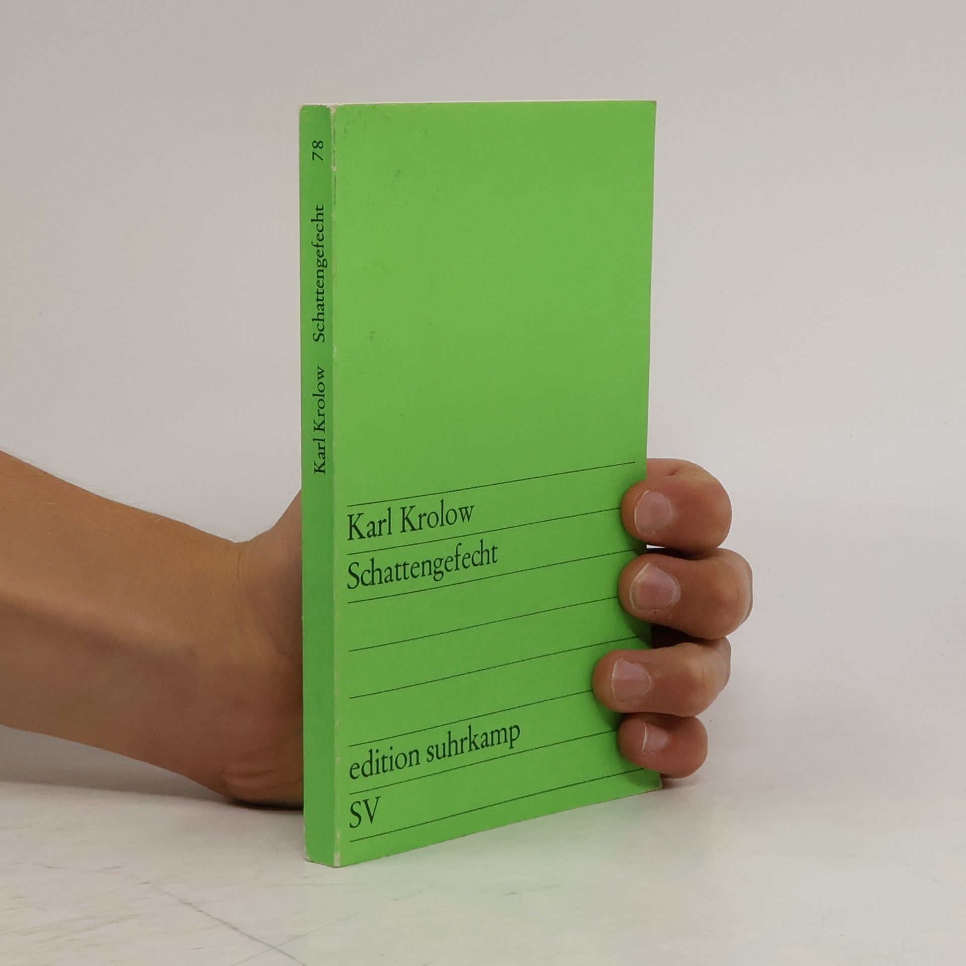 Karl Krolow Schattengefecht