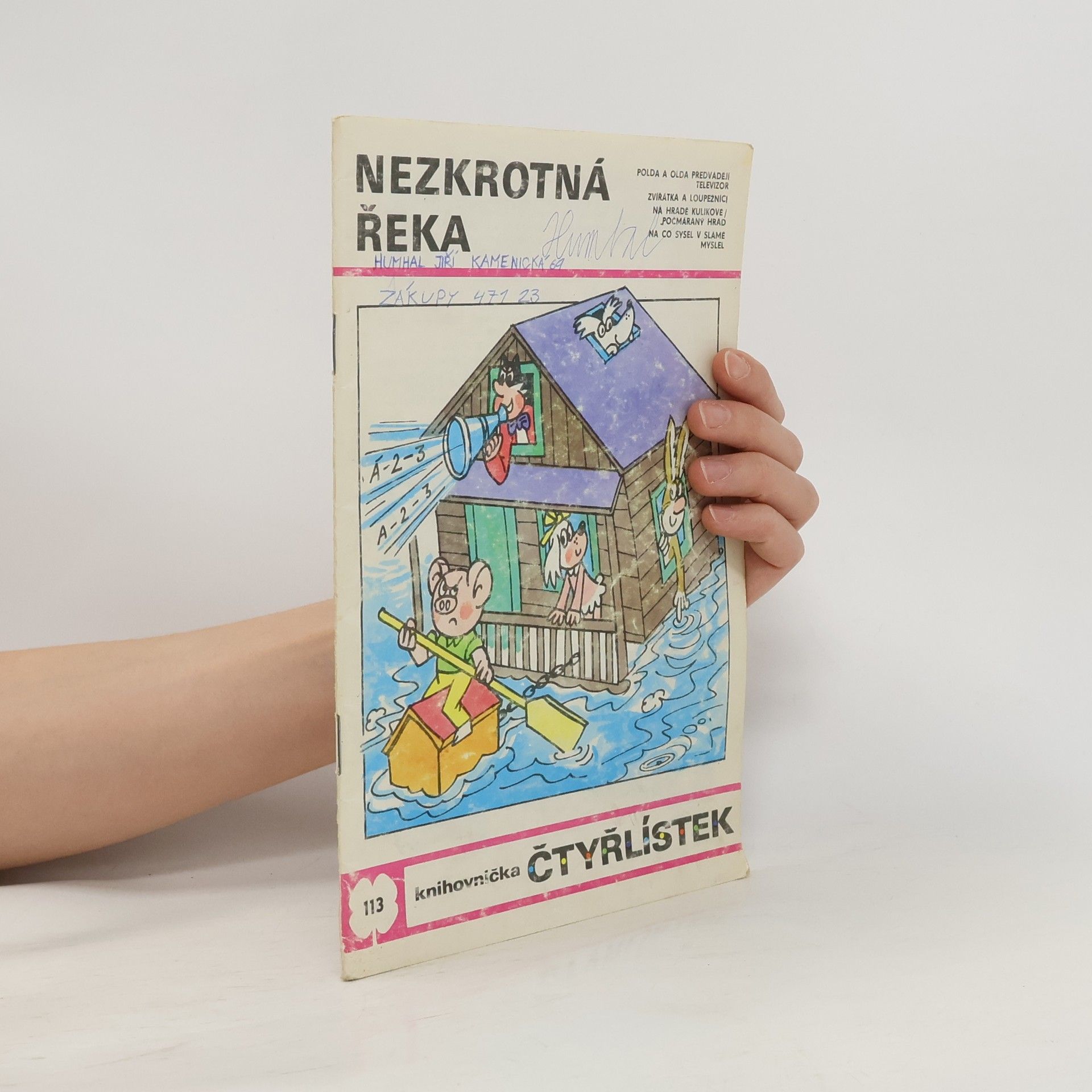 Jaroslav Němeček Čtyřlístek 113. Nezkrotná řeka