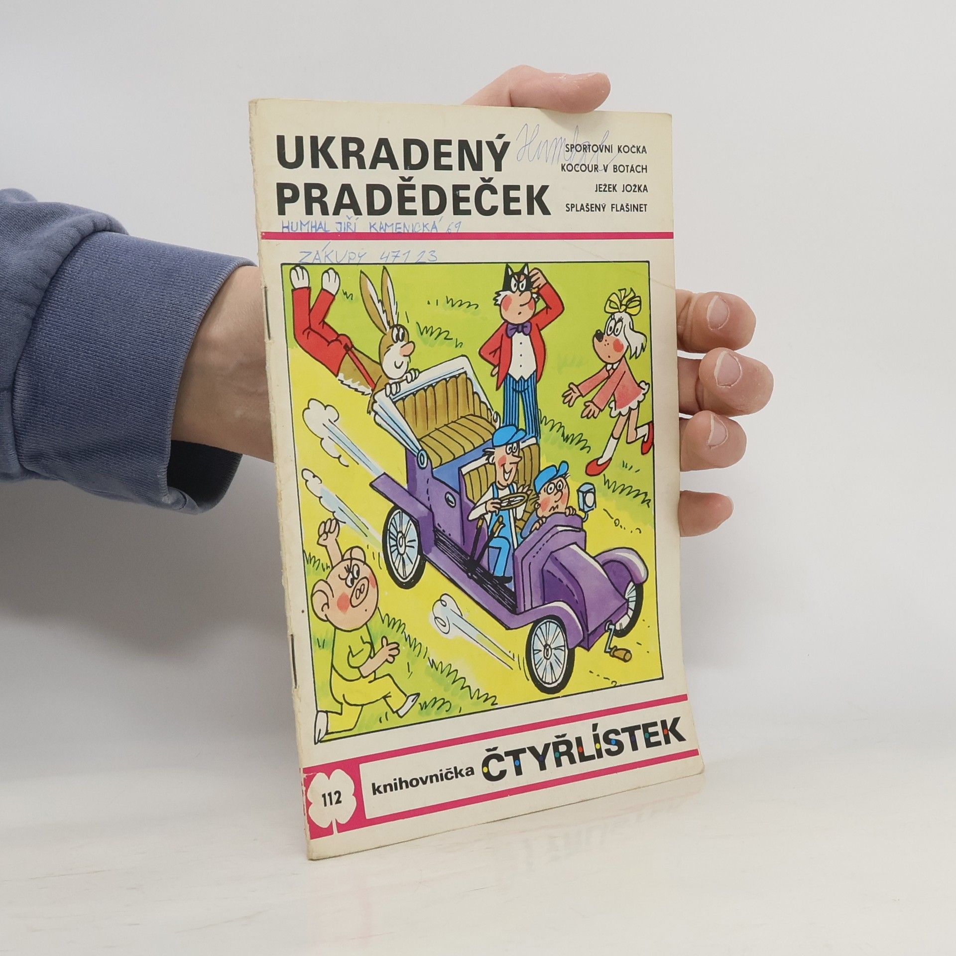 Jaroslav Němeček Čtyřlístek 112. Ukradený pradědeček