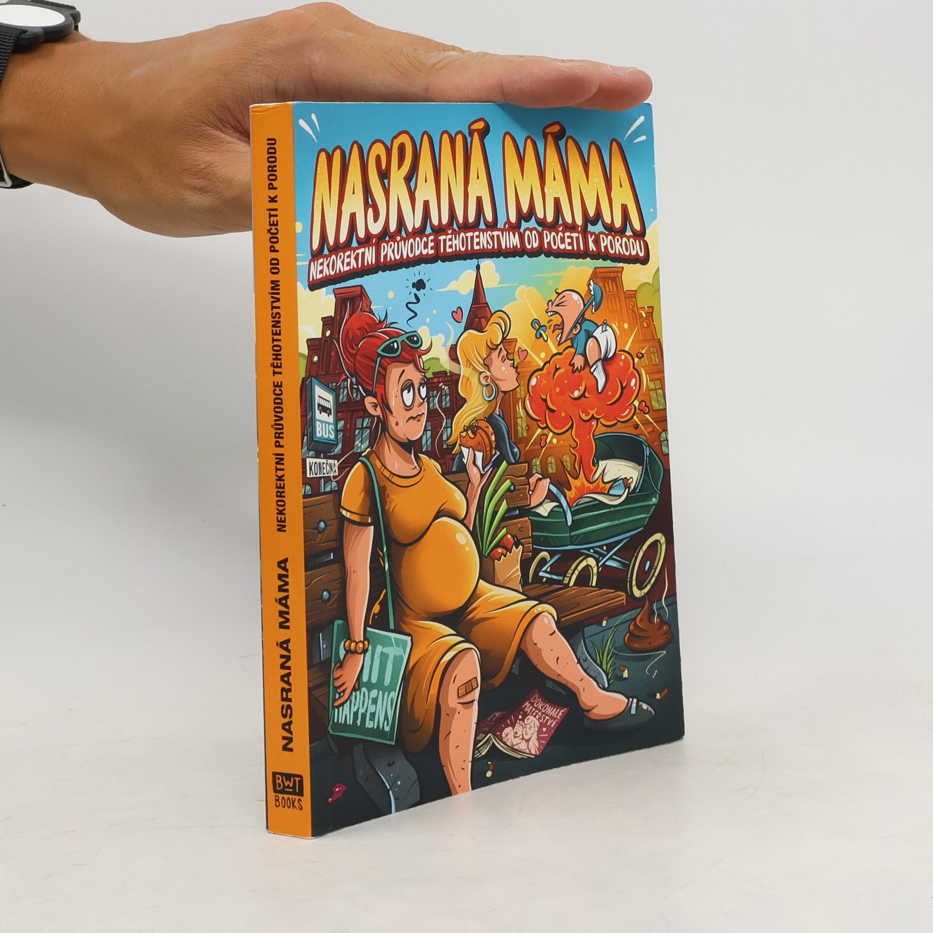 Nasraná máma - Nekorektní průvodce těhotenstvím od početí k porodu