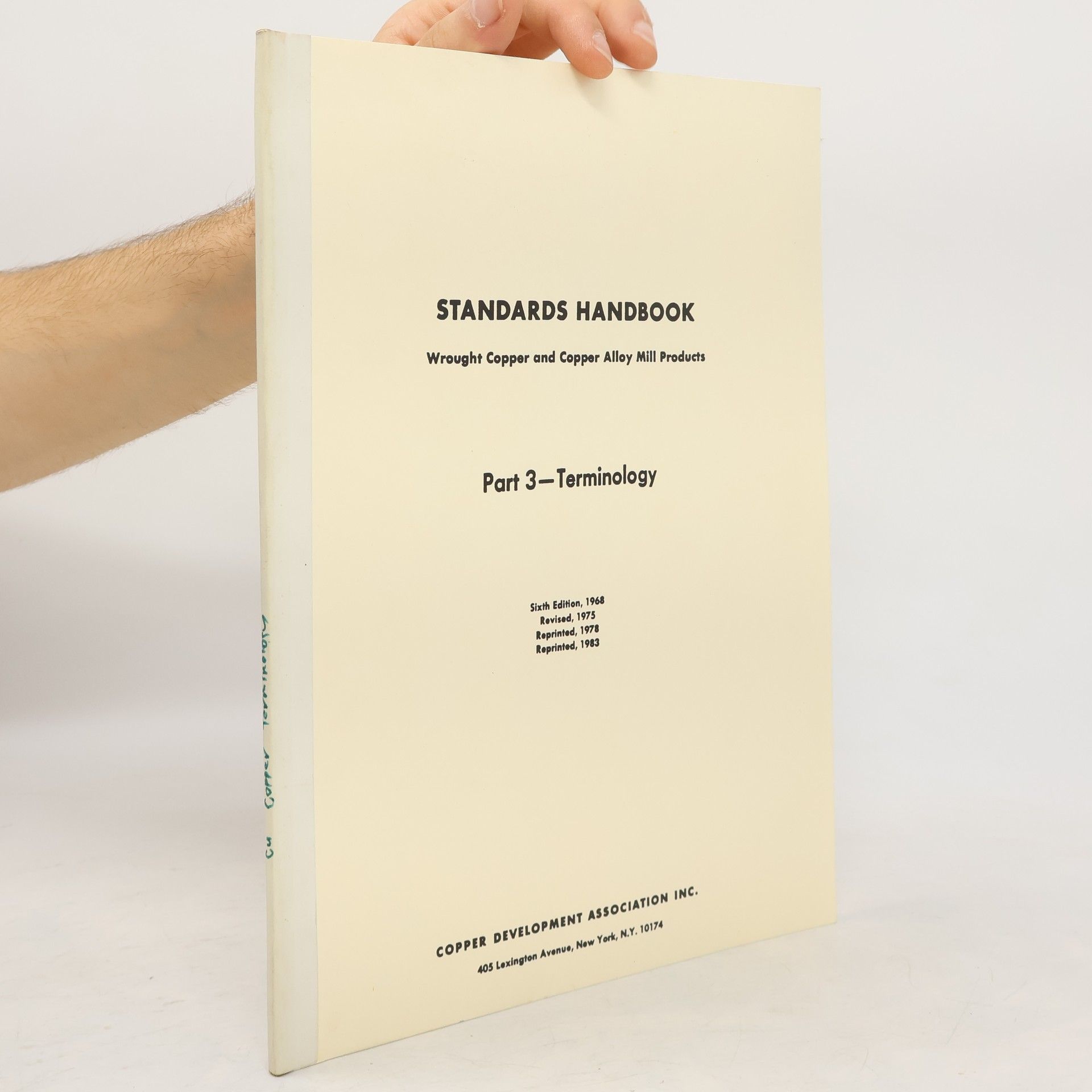 Collectif d'auteurs Standards Handbook, Part 3 - Terminology