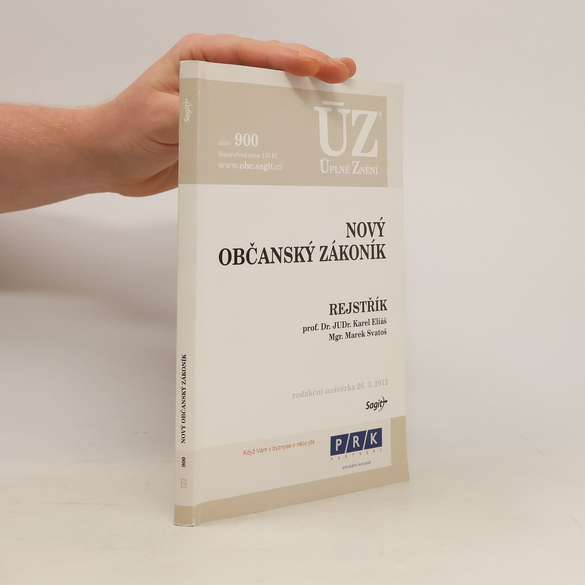 Karel Eliáš Nový občanský zákoník