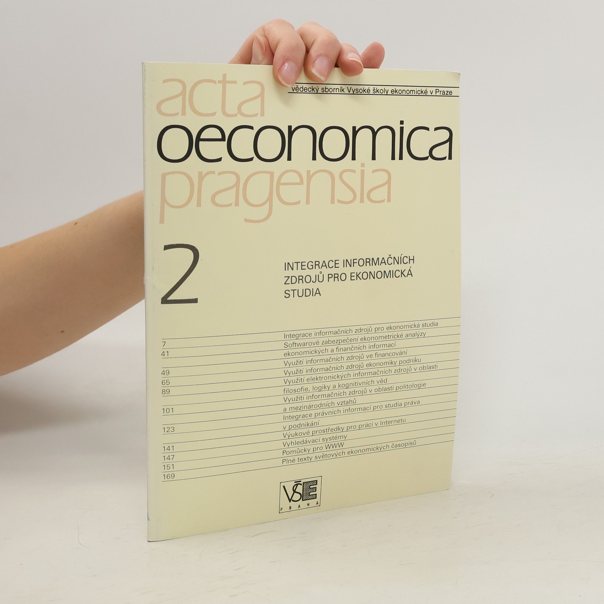 Kolektiv autorů Acta oeconomica pragensia 2