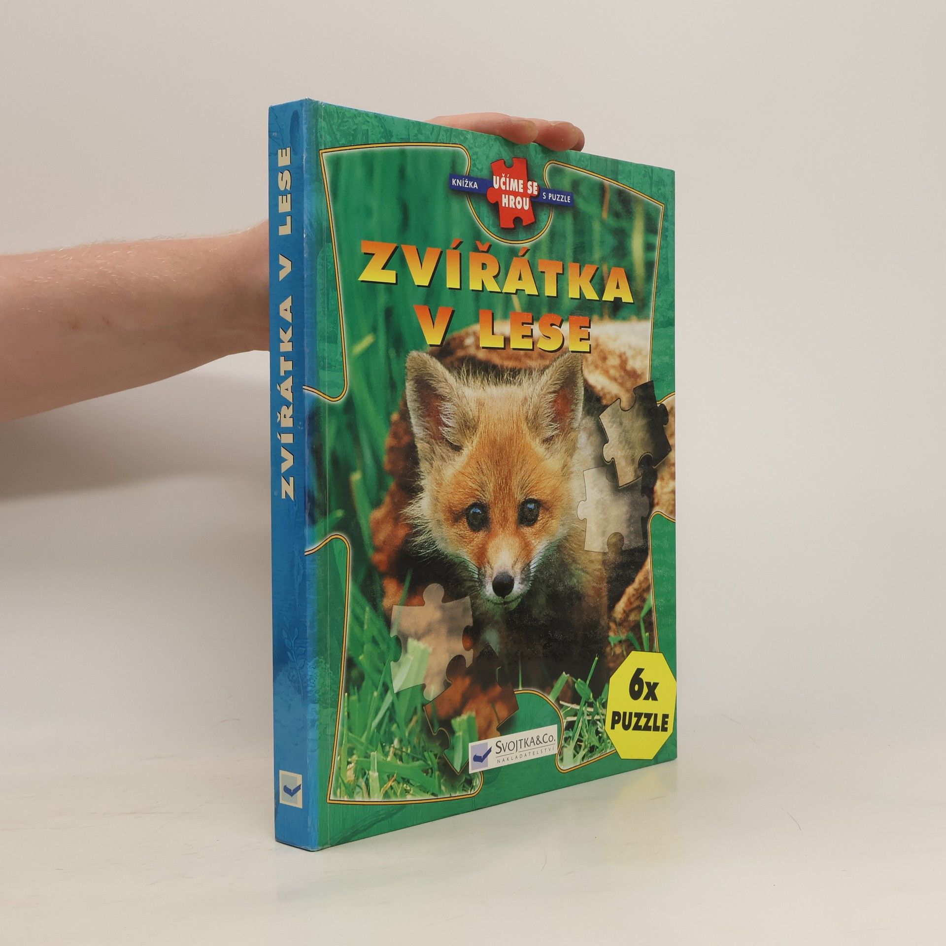 Autorenkollektiv Zvířátka v lese: Knížka s puzzle