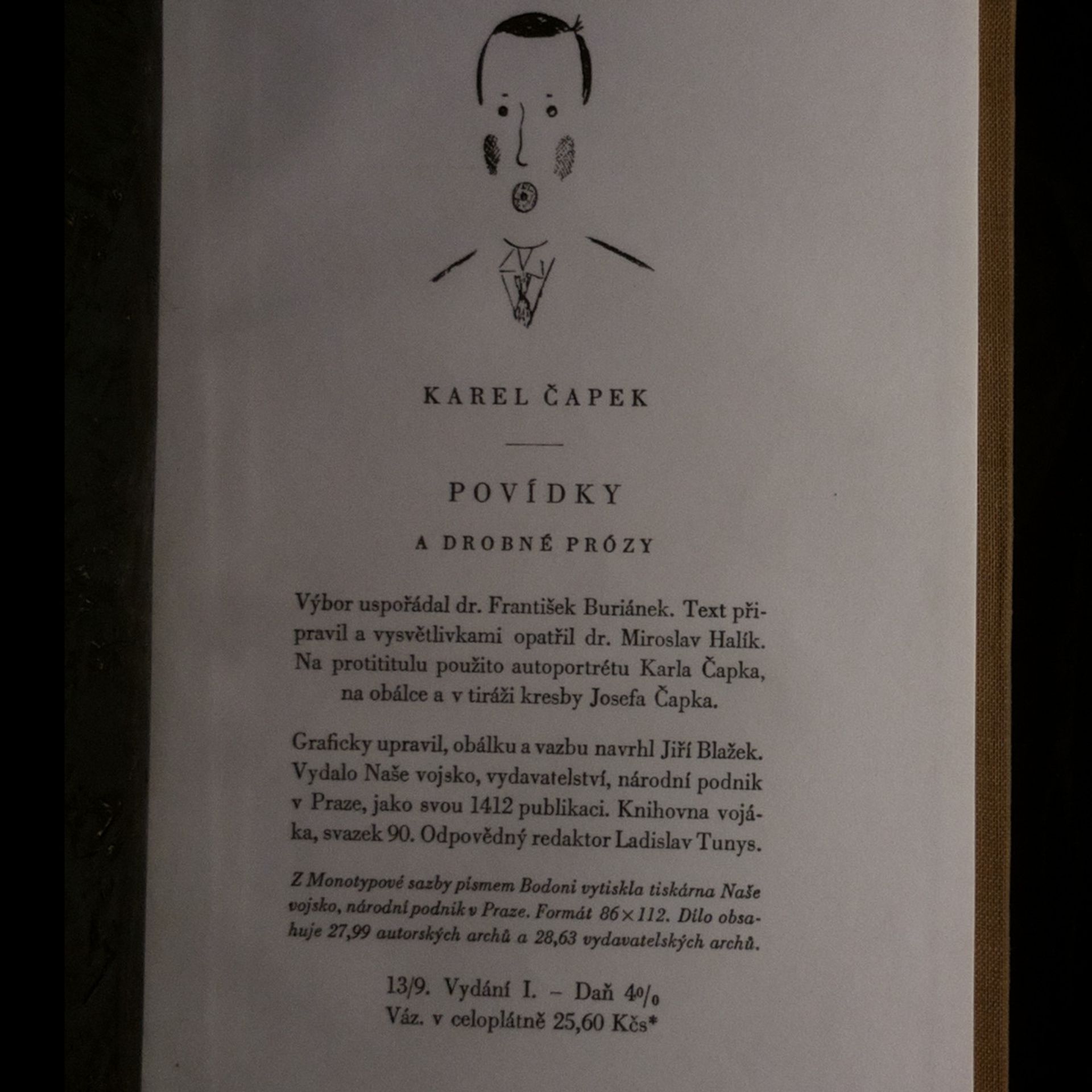 Karel Čapek Povídky a drobné prózy