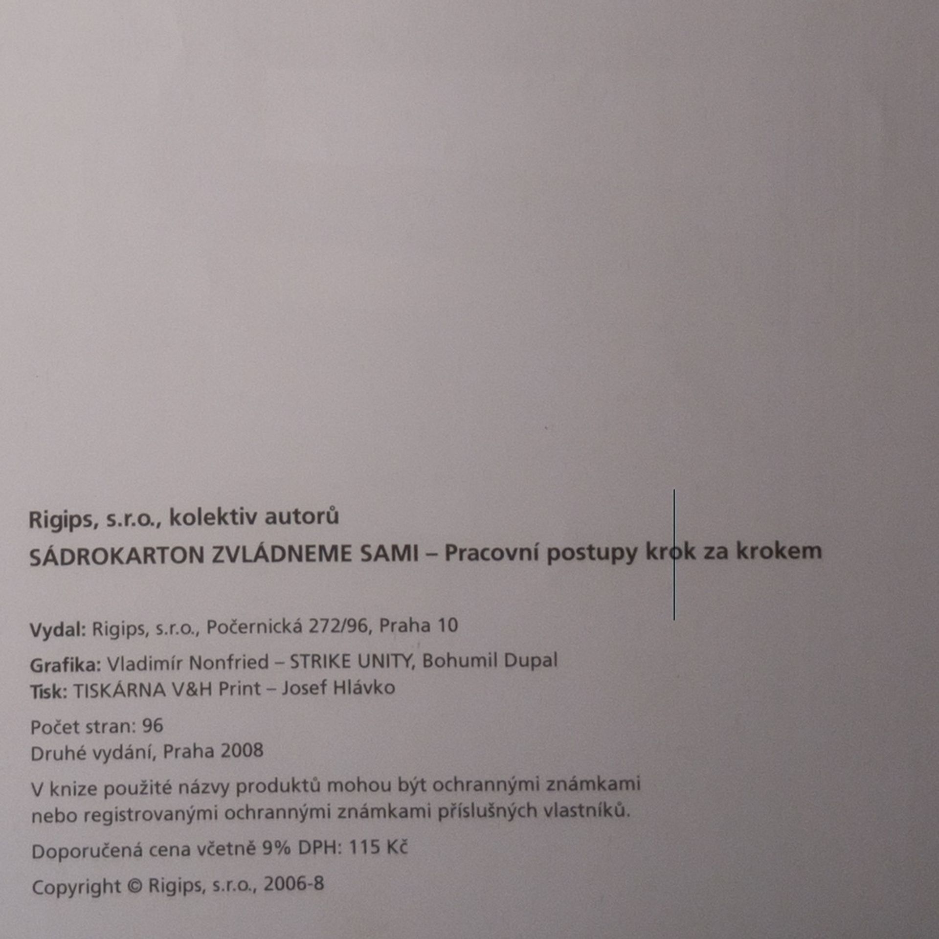 Autorenkollektiv Sádrokarton zvládneme sami. Pracovní postupy krok za krokem
