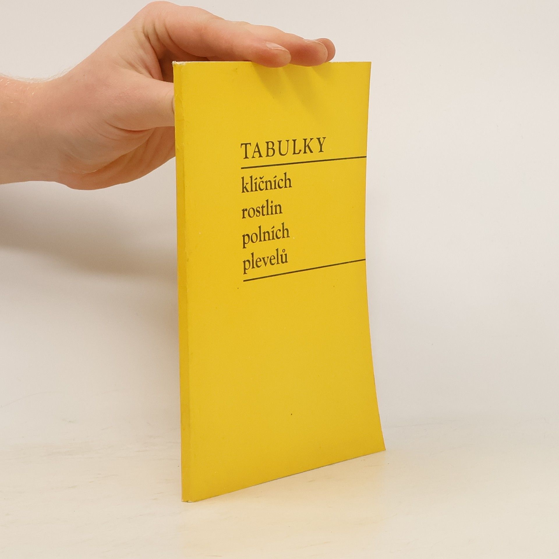 D.C. van Dord Tabulky klíčních rostlin polních plevelů